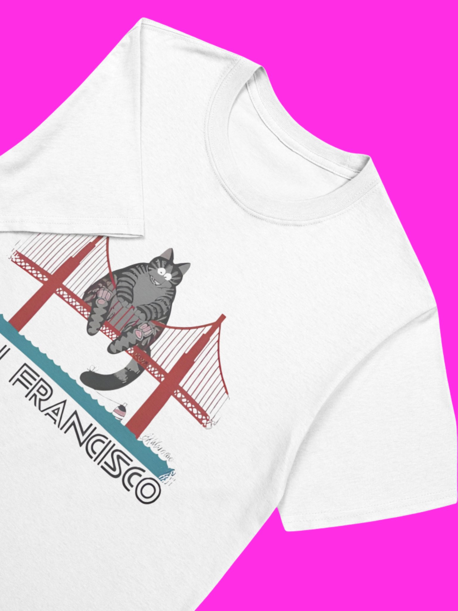 San Francisco Bridge Cat Shirt product image (102)