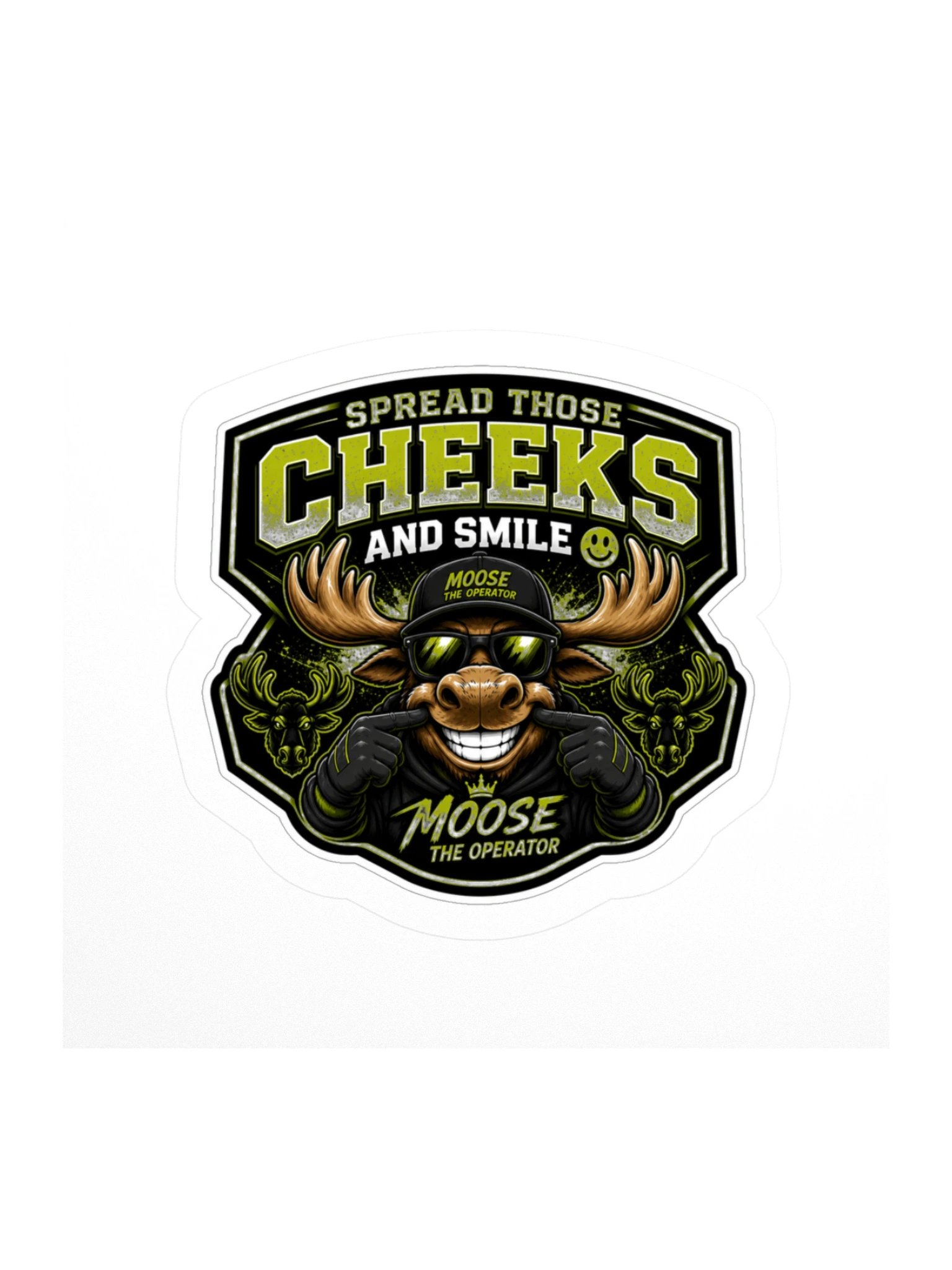 Moose Shield Badge Sticker product image (1)