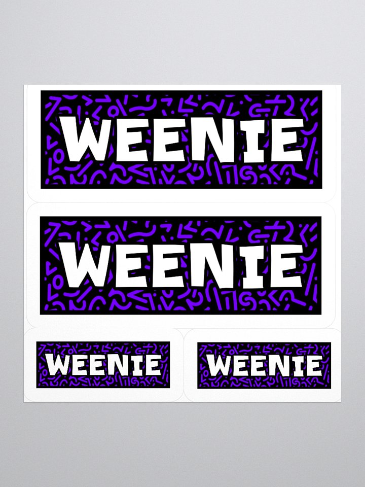 The Beanie Weenie Sticker 4 Pack product image (2)