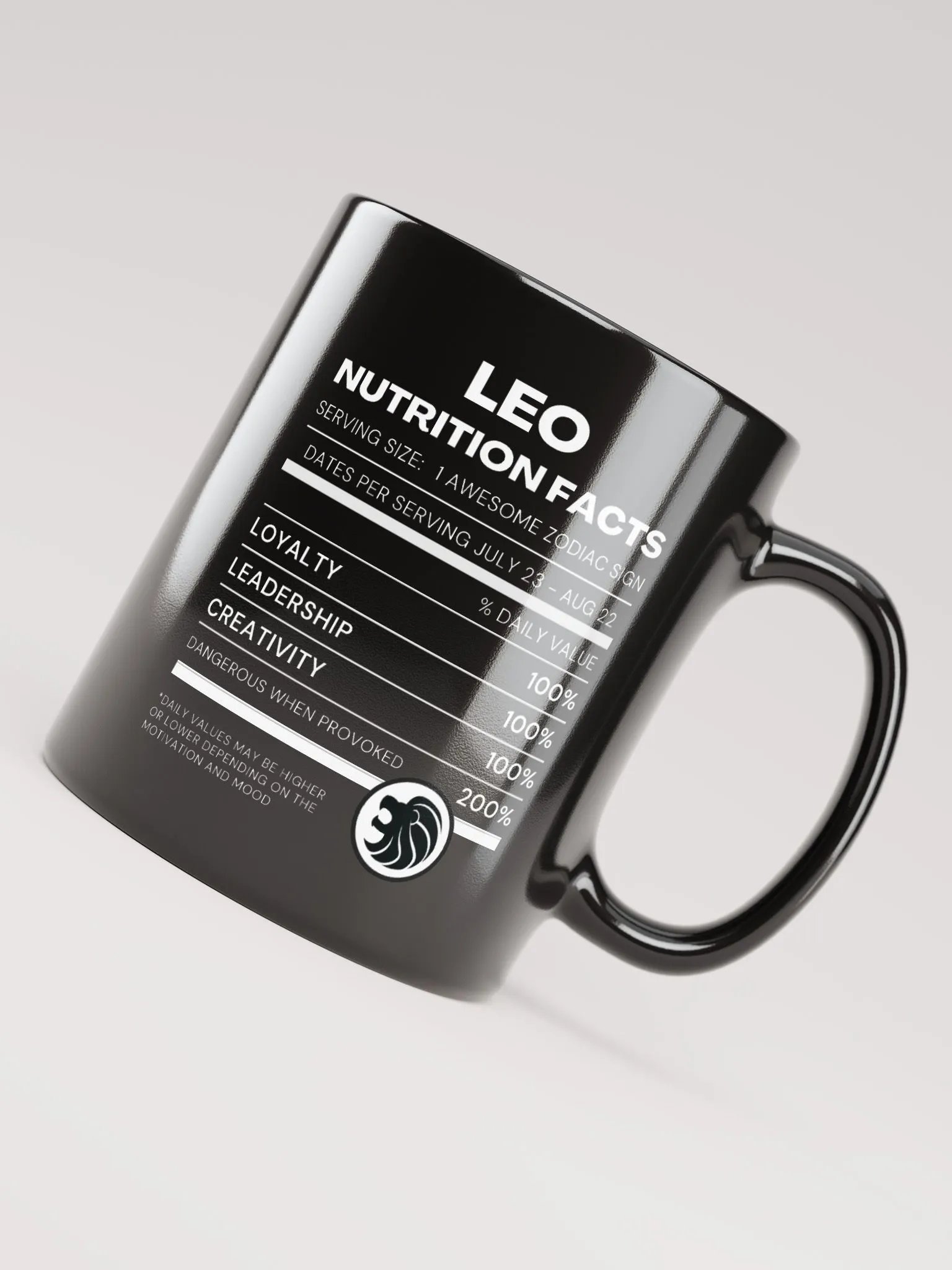 Leo Nutrition Facts Mug product image (3)