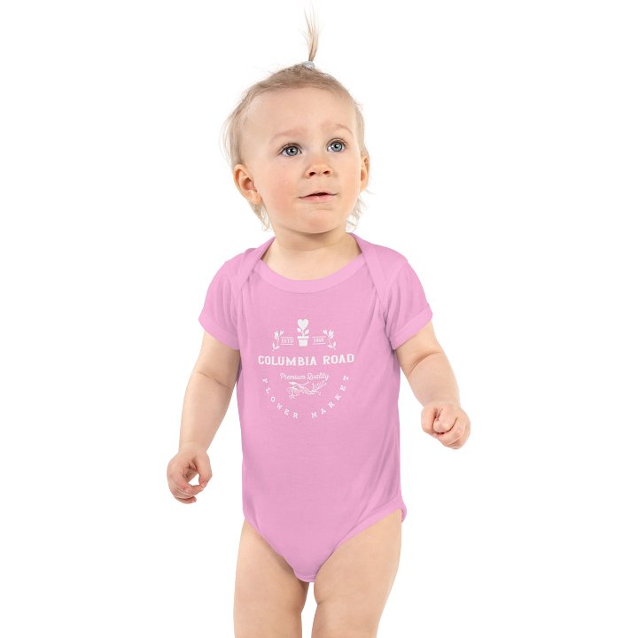 Columbia Road Market Baby Onesie (Pink) product image (1)