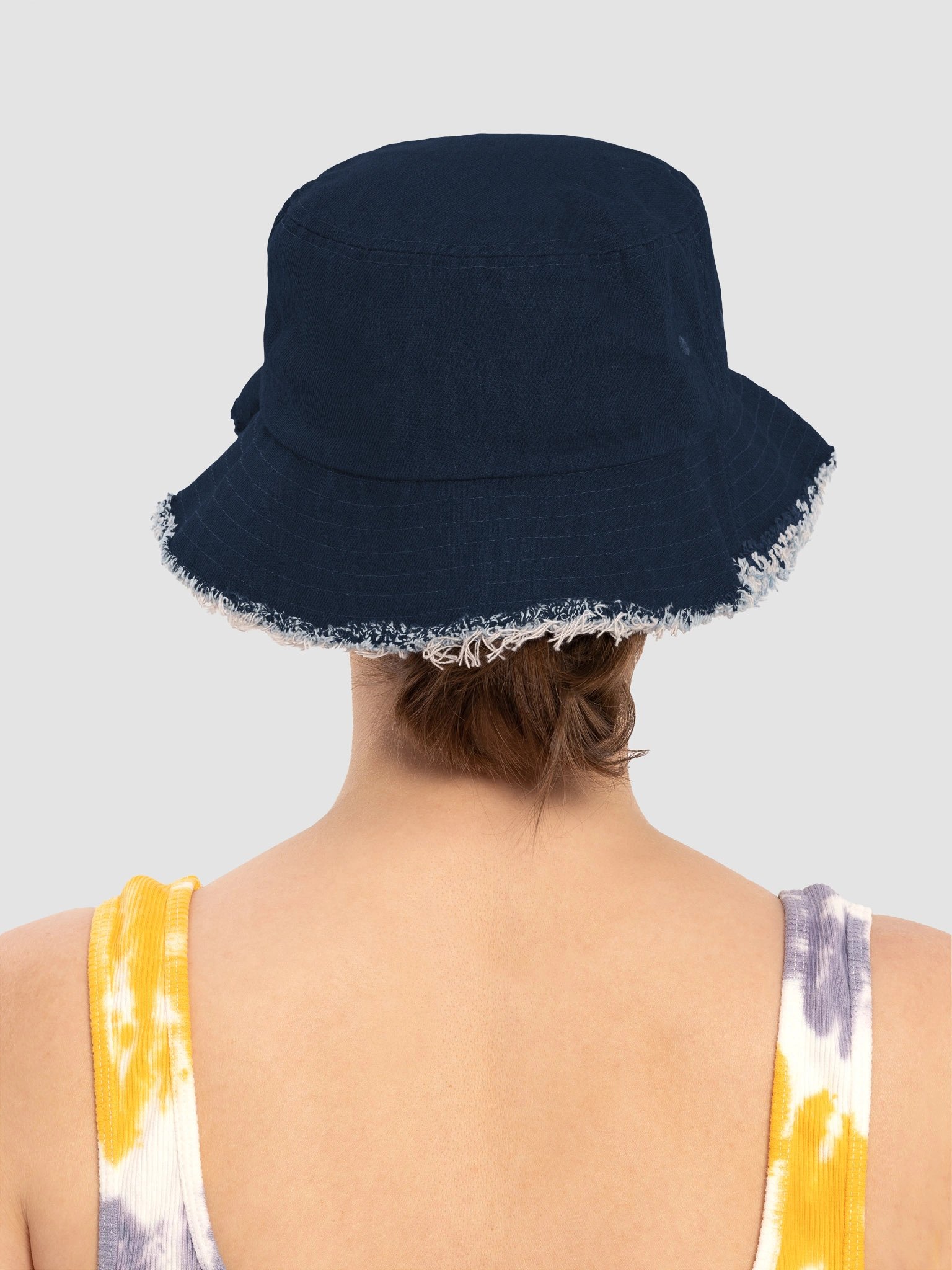 Capstone Distressed Denim Bucket Hat product image (14)