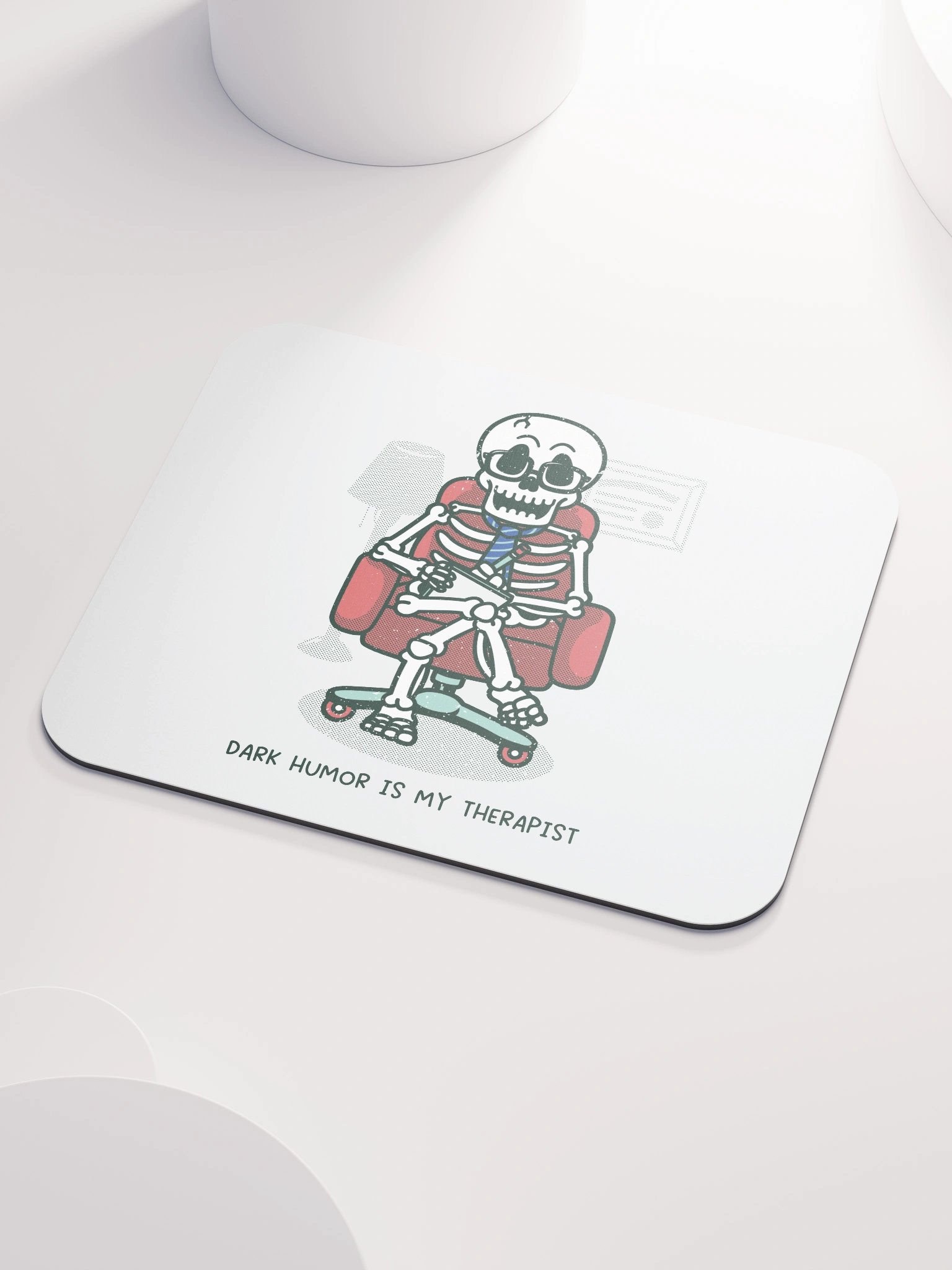 Dark Humor Is My Therapy Mouse Pad product image (3)