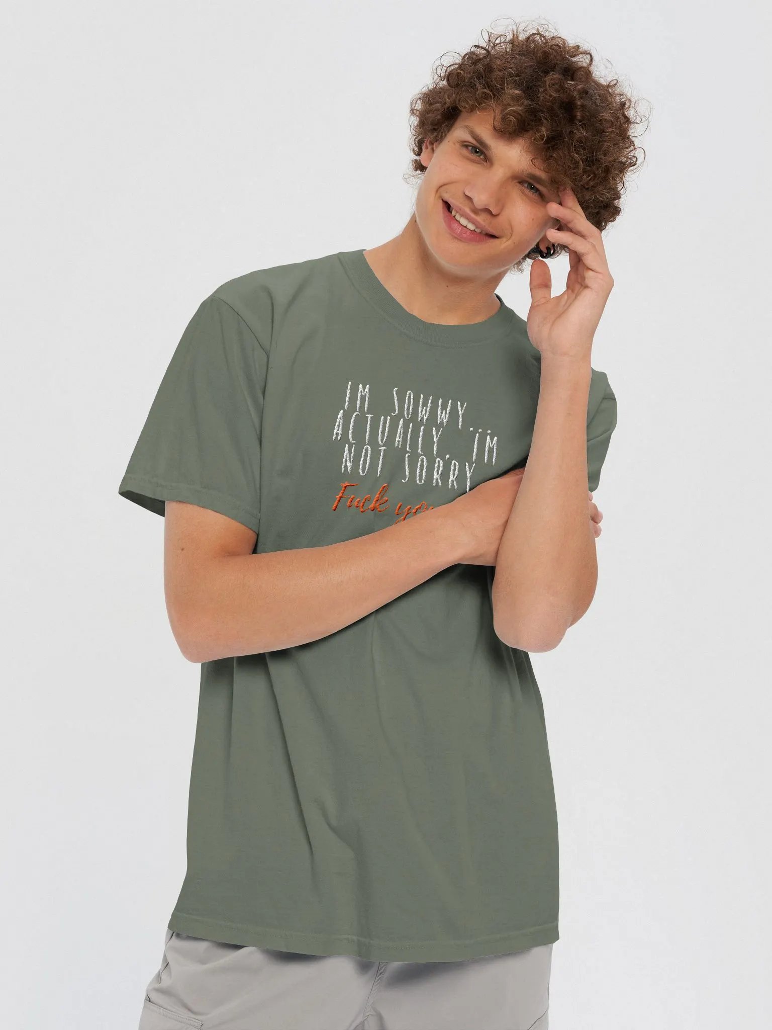 Fuck you ♥ tshirt [Embroidered] product image (3)