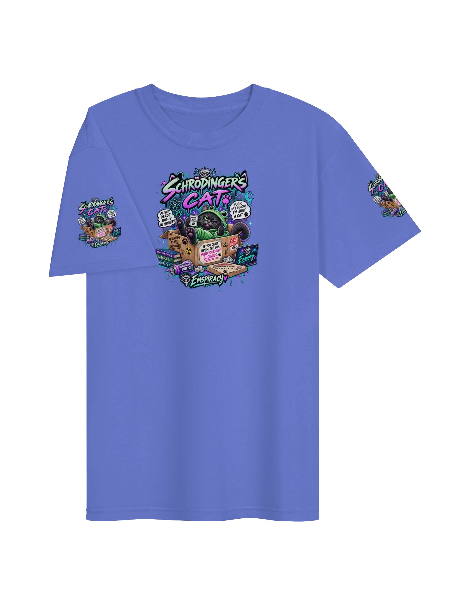 😂💚 SCHRÖDINGER’S CAT FUCK KNOWS… I’M JUST A CAT. 🐈‍⬛🐸 product image (97)