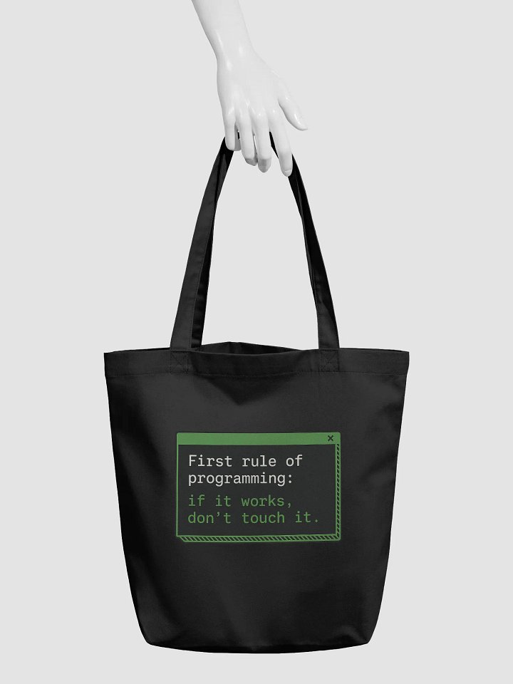 1st Rule of Programming Tote Bag product image (2)