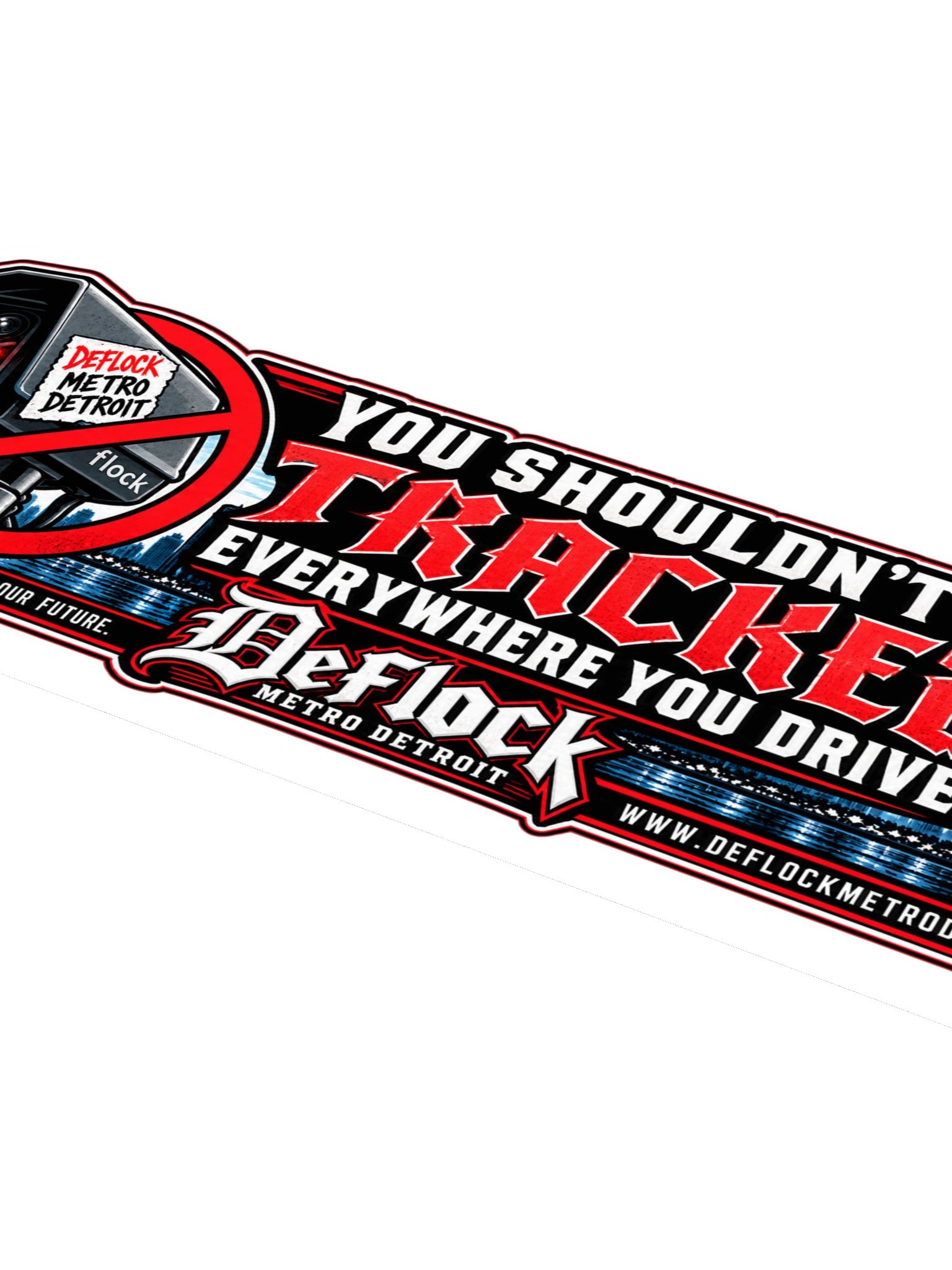 You Shouldn’t Be Tracked Everywhere You Drive Bumper Sticker product image (4)