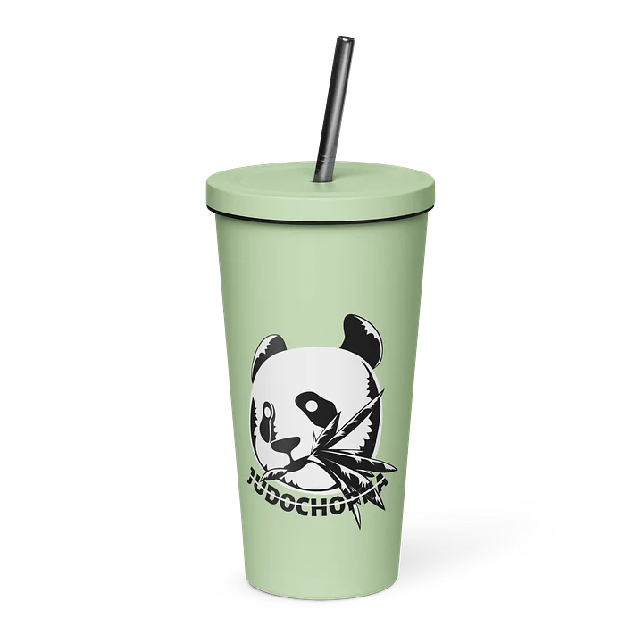 Panda Emblem Insulated Tumbler with Straw product image (3)