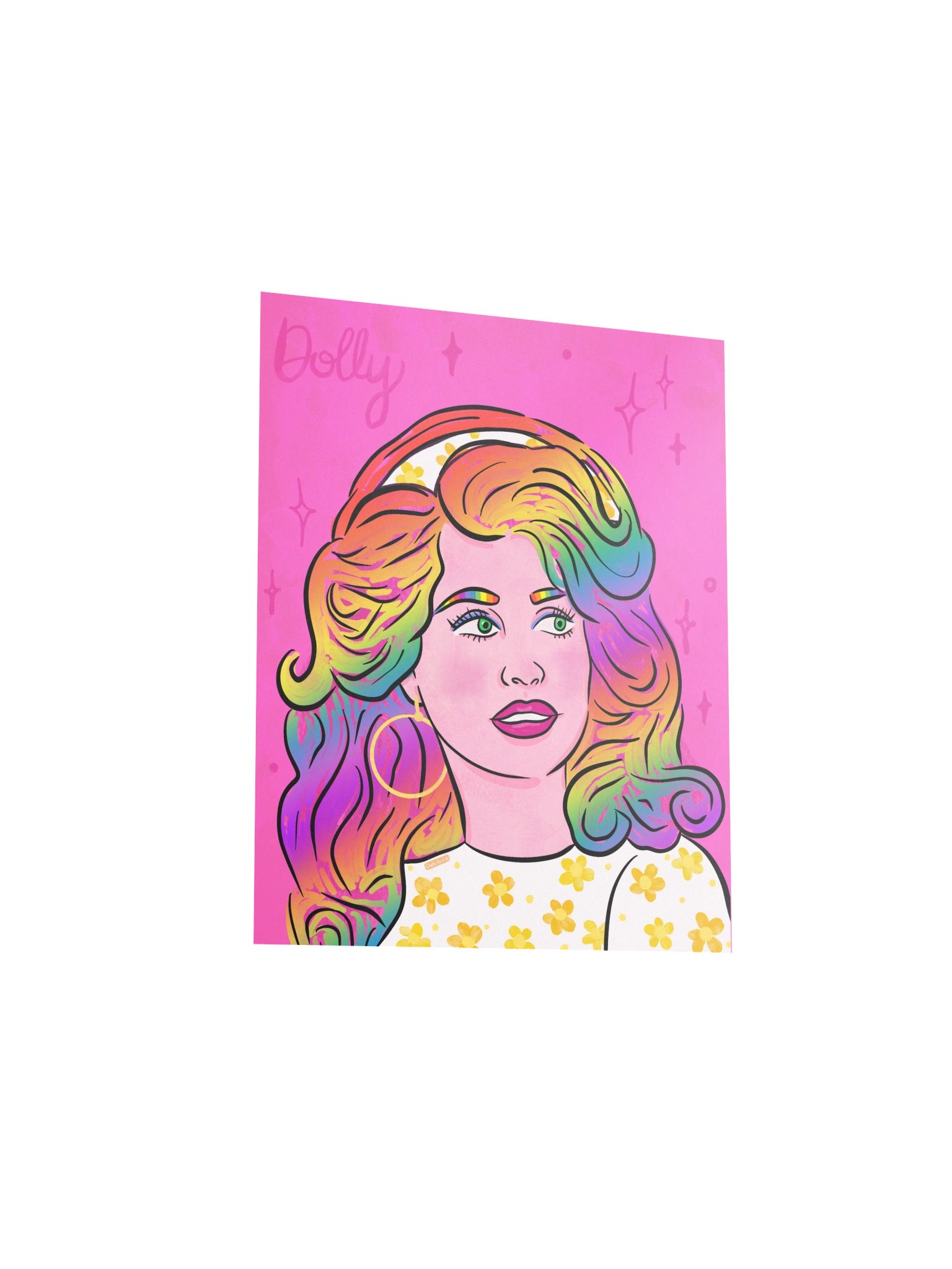 Rainbow Dolly Original Print product image (6)