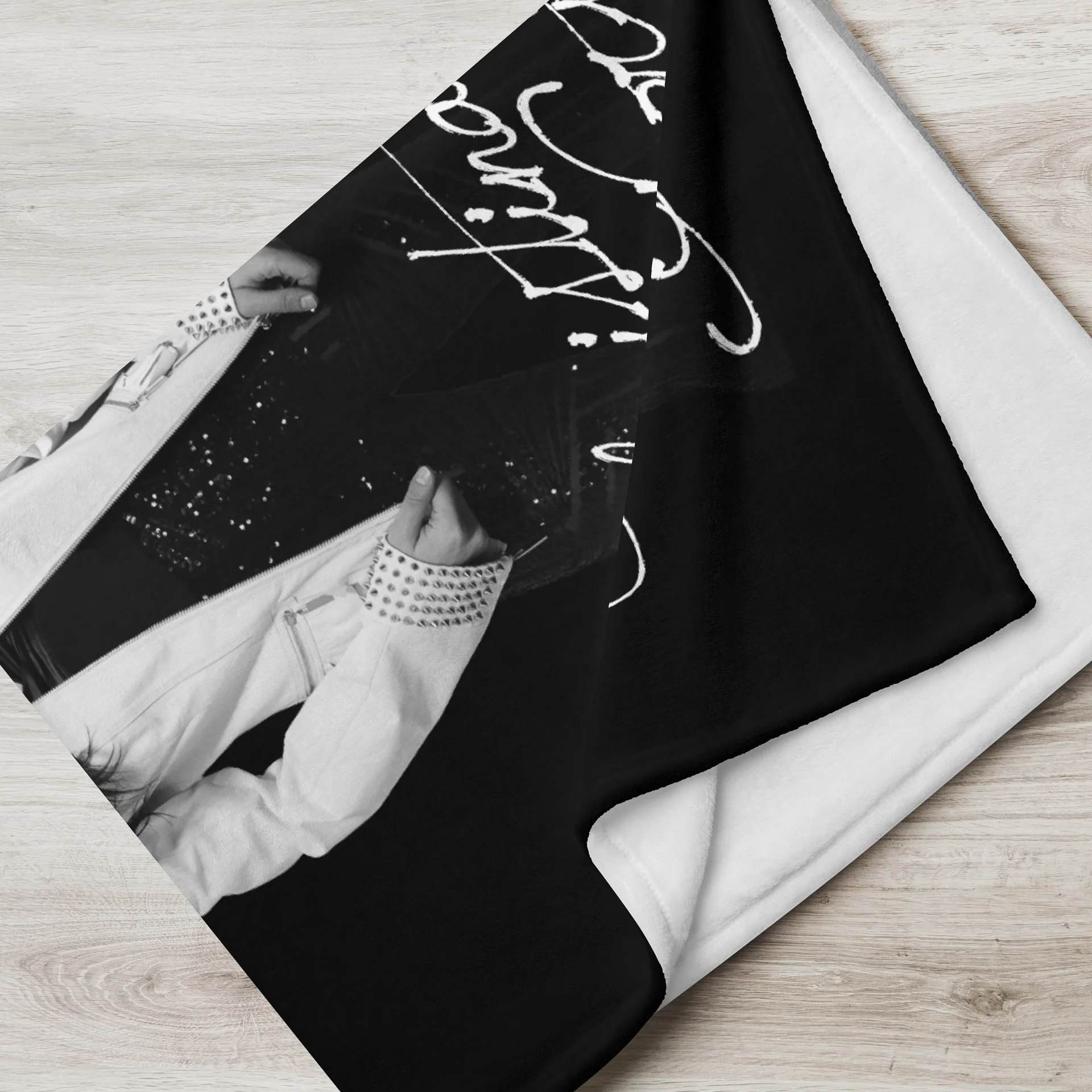 Grimmie Legacy B&W Throw Blanket product image (2)