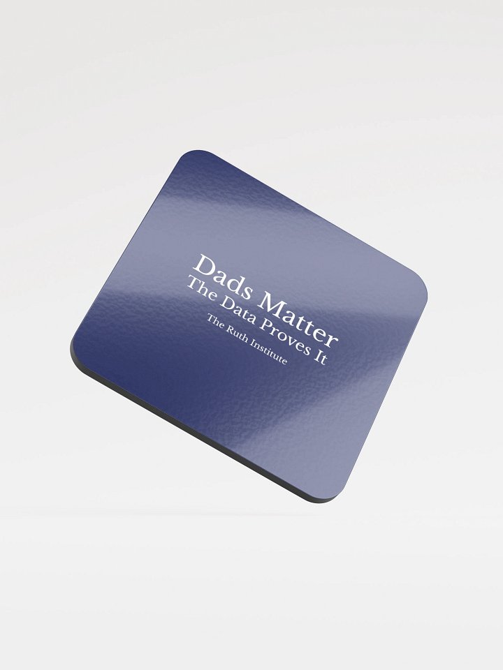 Glossed Cork Coaster (Navy) product image (1)
