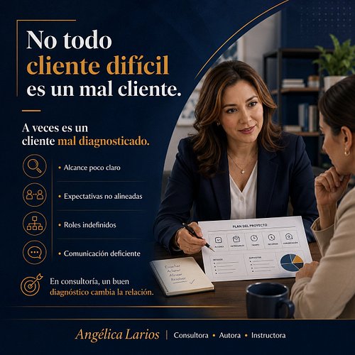 No todo cliente difícil es un mal cliente.

A veces es un cliente mal diagnosticado.

En consultoría es fácil decir:

“El cli...