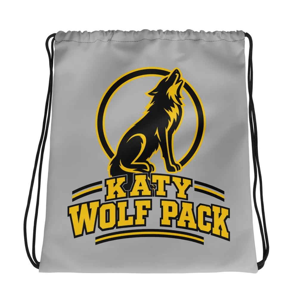Katy Wolf Pack Drawstring Bag product image (1)
