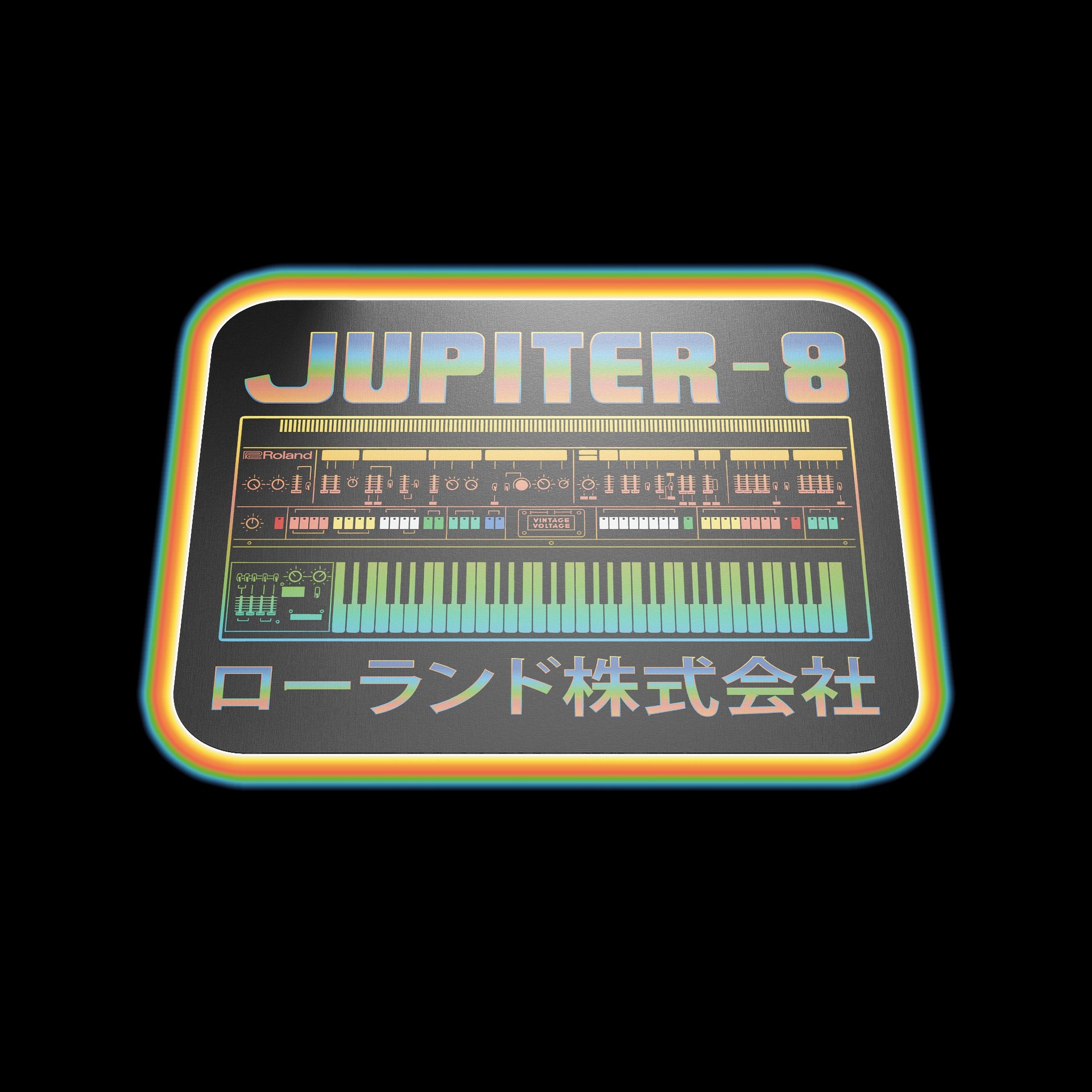 Jupiter 8 Mouse Mat - Roland JP-8 (Vintage Analog Synthesizer) product image (2)