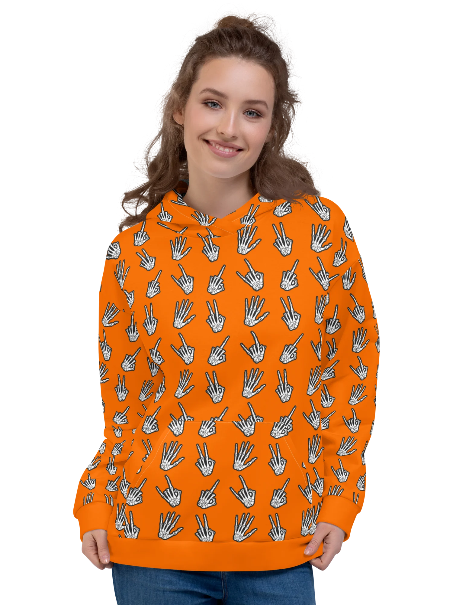 Bone Zone pattern classic hoodie product image (1)