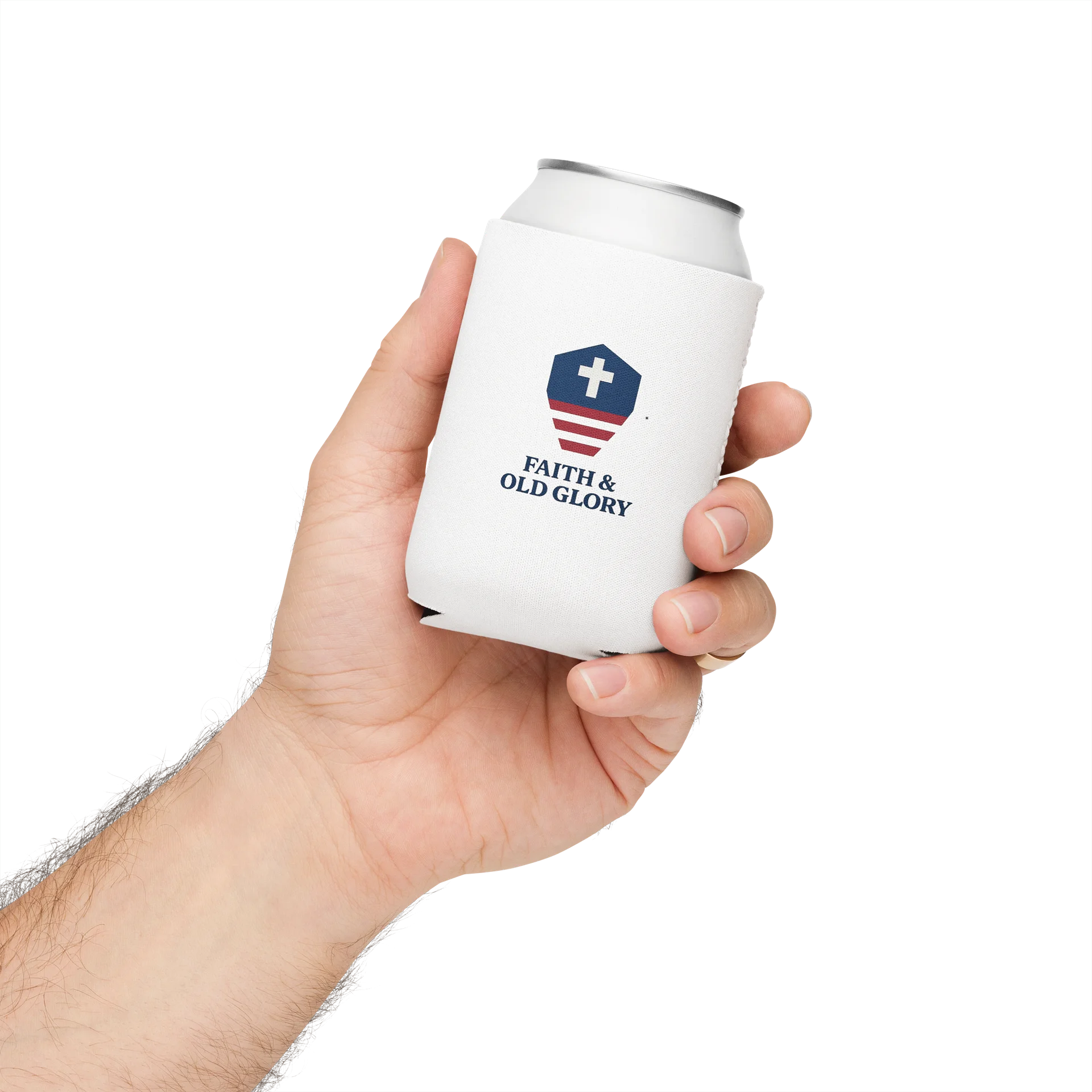 Faith & Old Glory Can Cooler product image (4)