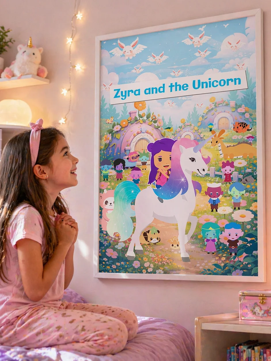 Zyra and the Unicorn Poster product image (1)