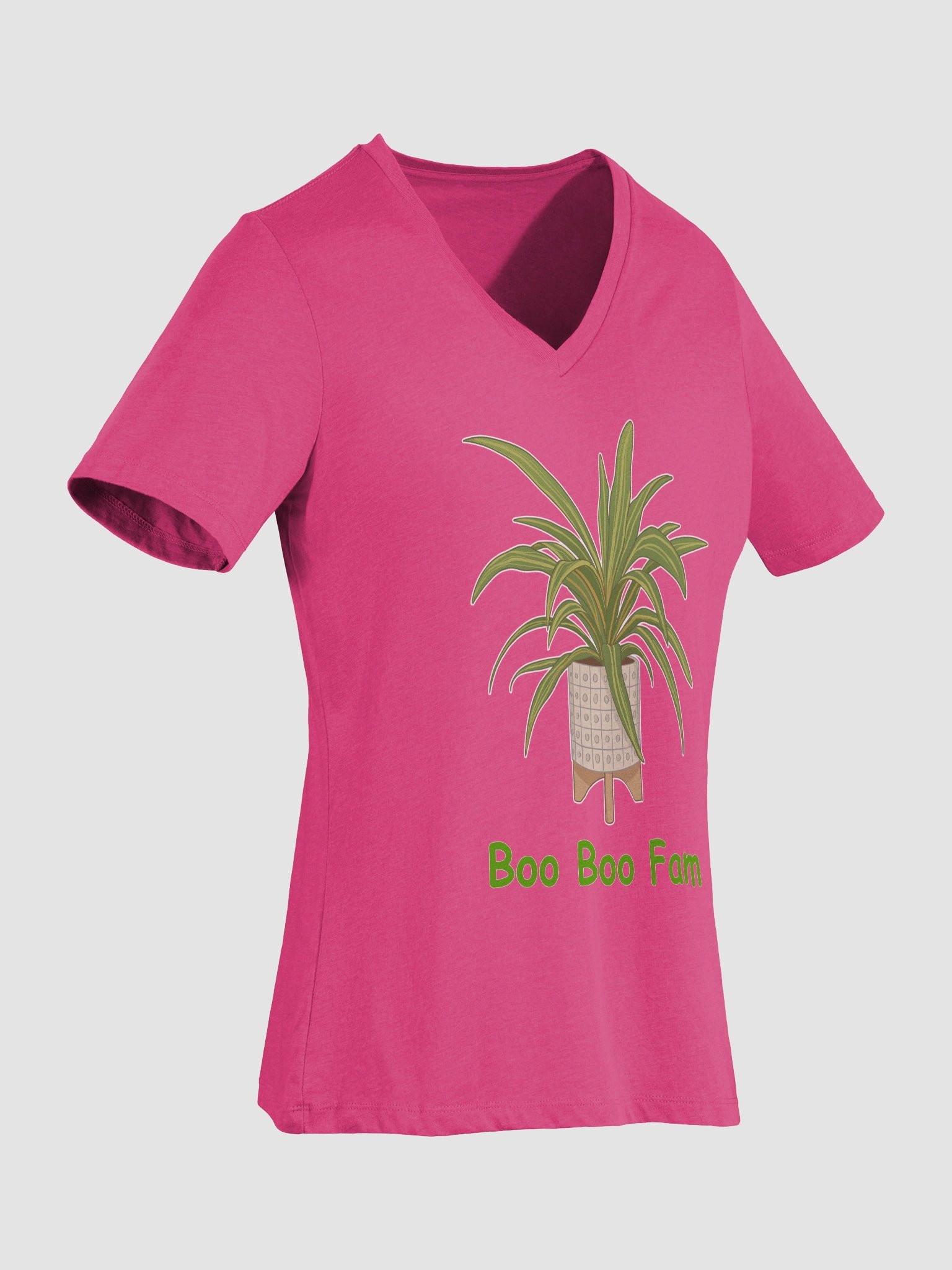 Women's Boo Boo Fam V Neck Tee Shirt product image (51)