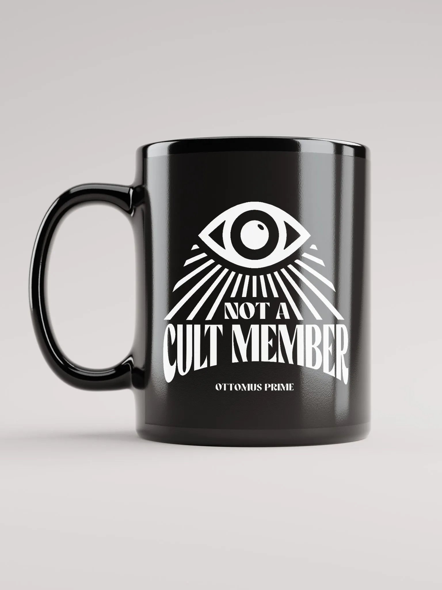 Not A Cult Member Mug (Black) product image (4)