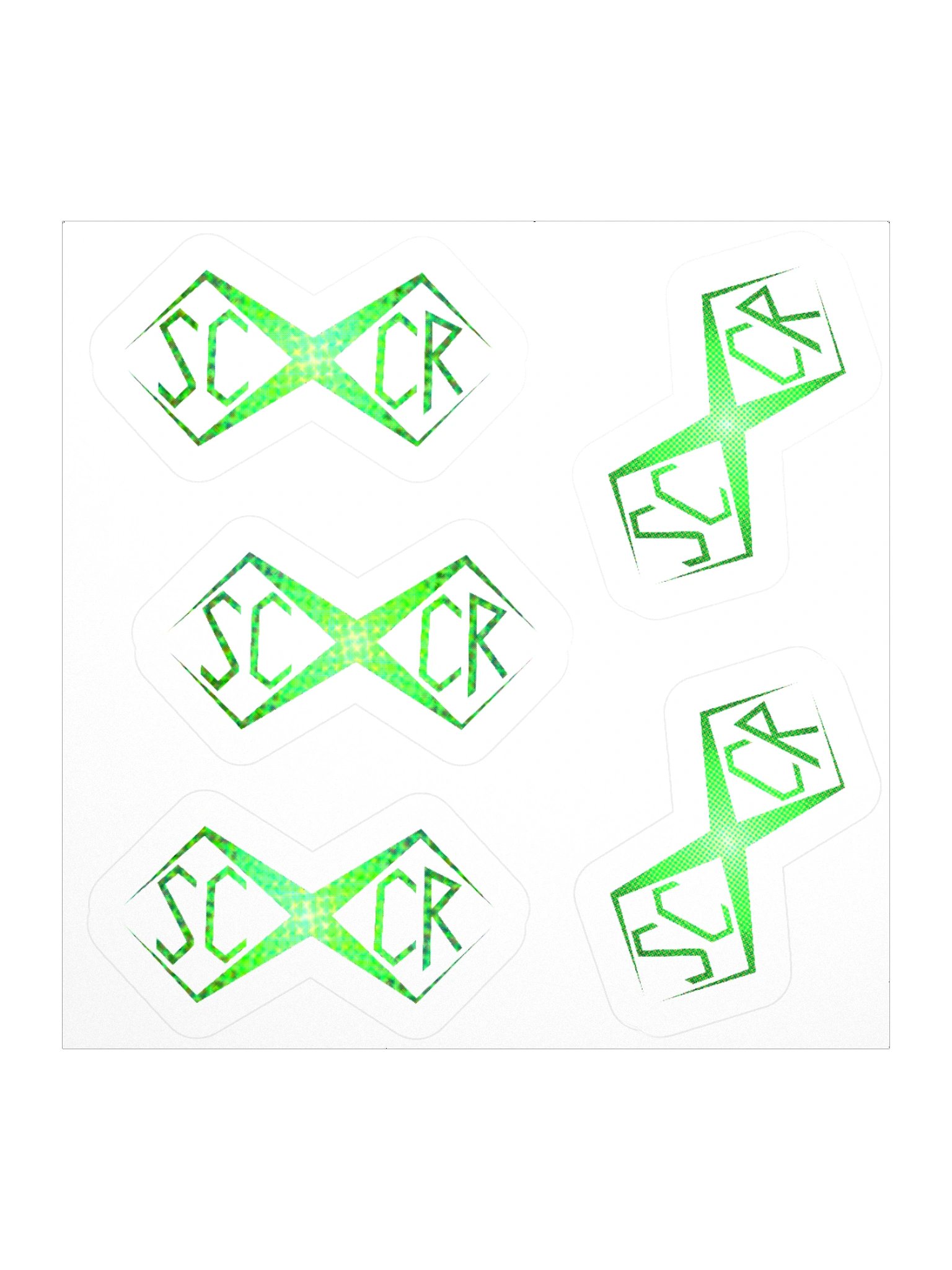Green X Mini-5 Stickers product image (1)