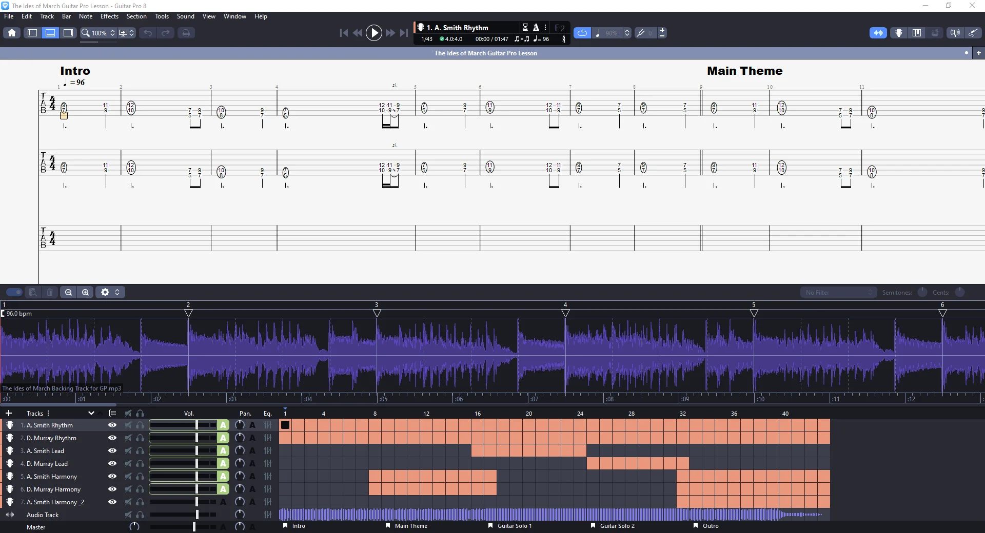 The Ides of March | PDF Tab + Guitar Pro | Iron Maiden product image (3)