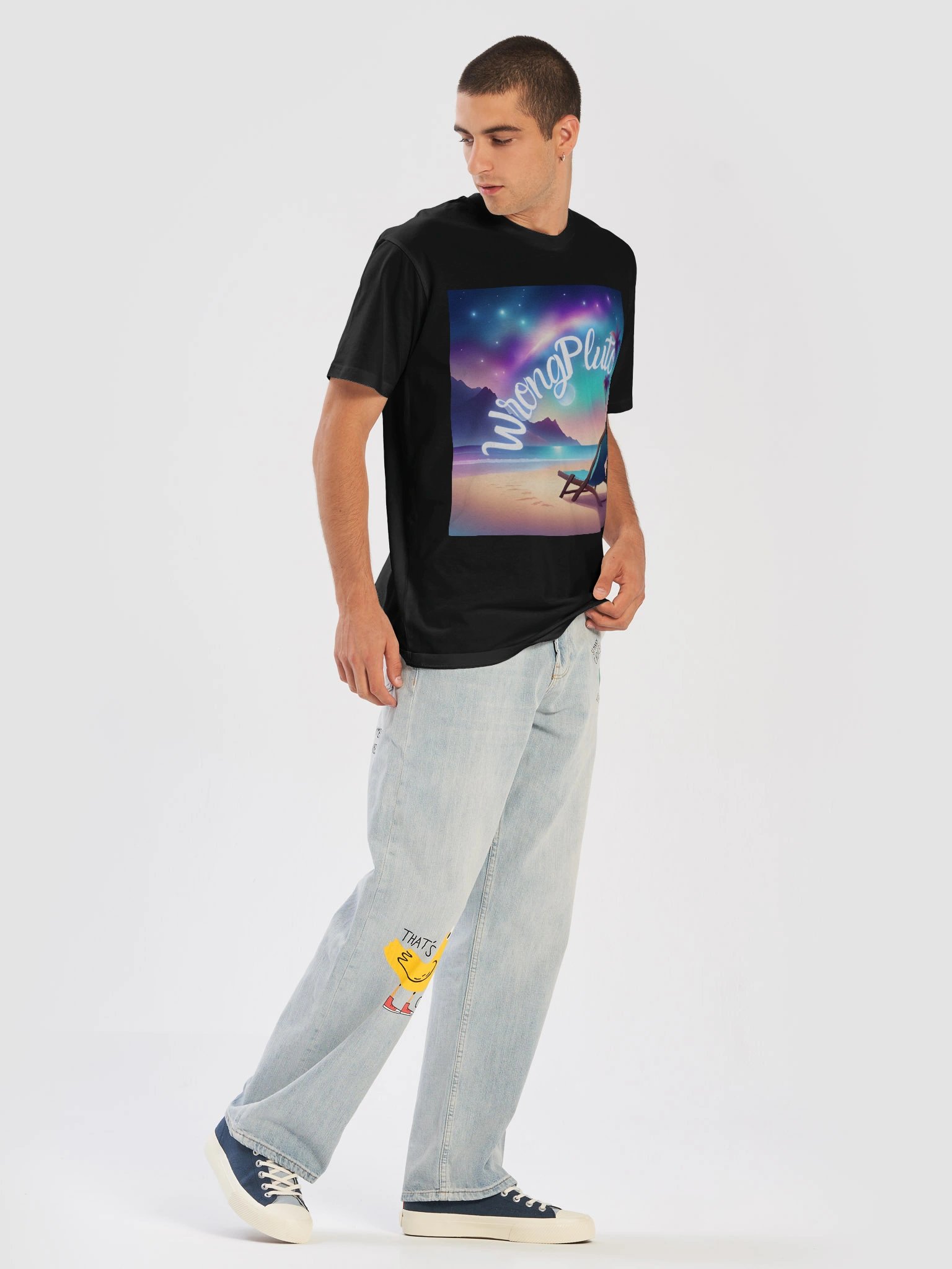 Wrongpluto "Squeeks Original" Logo Unisex Tee product image (5)