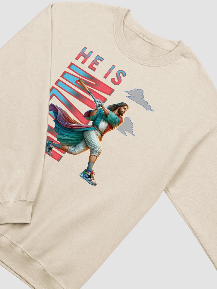 He Is Rizzin Baseball Rebellion Crewneck Sweatshirt product image (16)