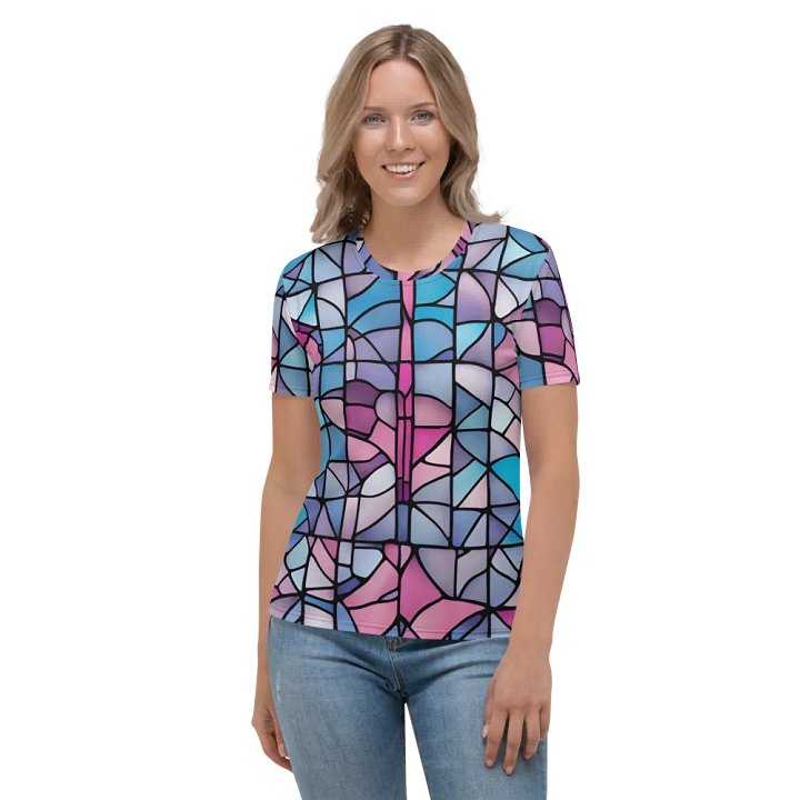 Symmetrical Stained Glass Dreams Women's T-Shirt product image (2)
