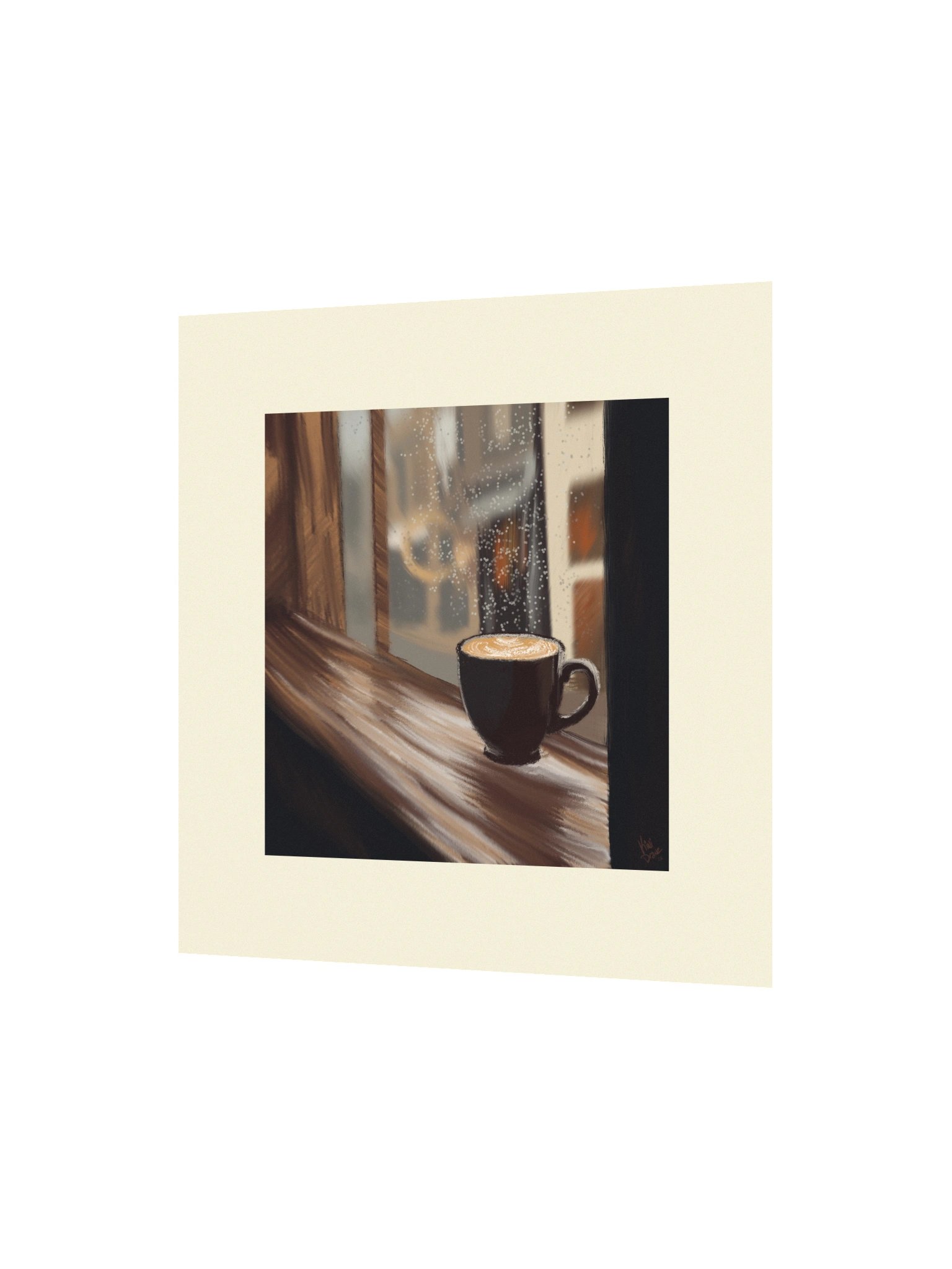 Latte on a rainy fall day product image (4)