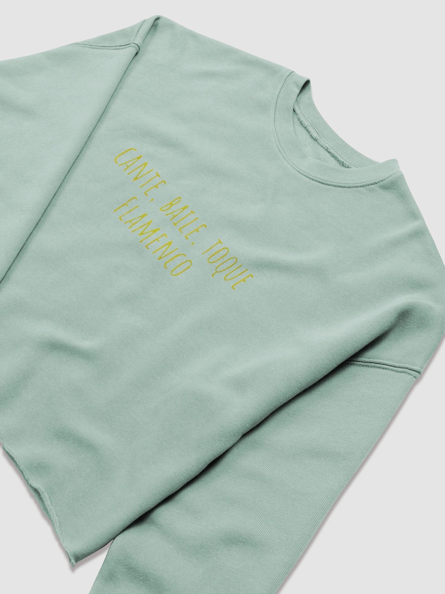 "Carmen" Studio cropped Long Sleeve Yellow/Black product image (6)