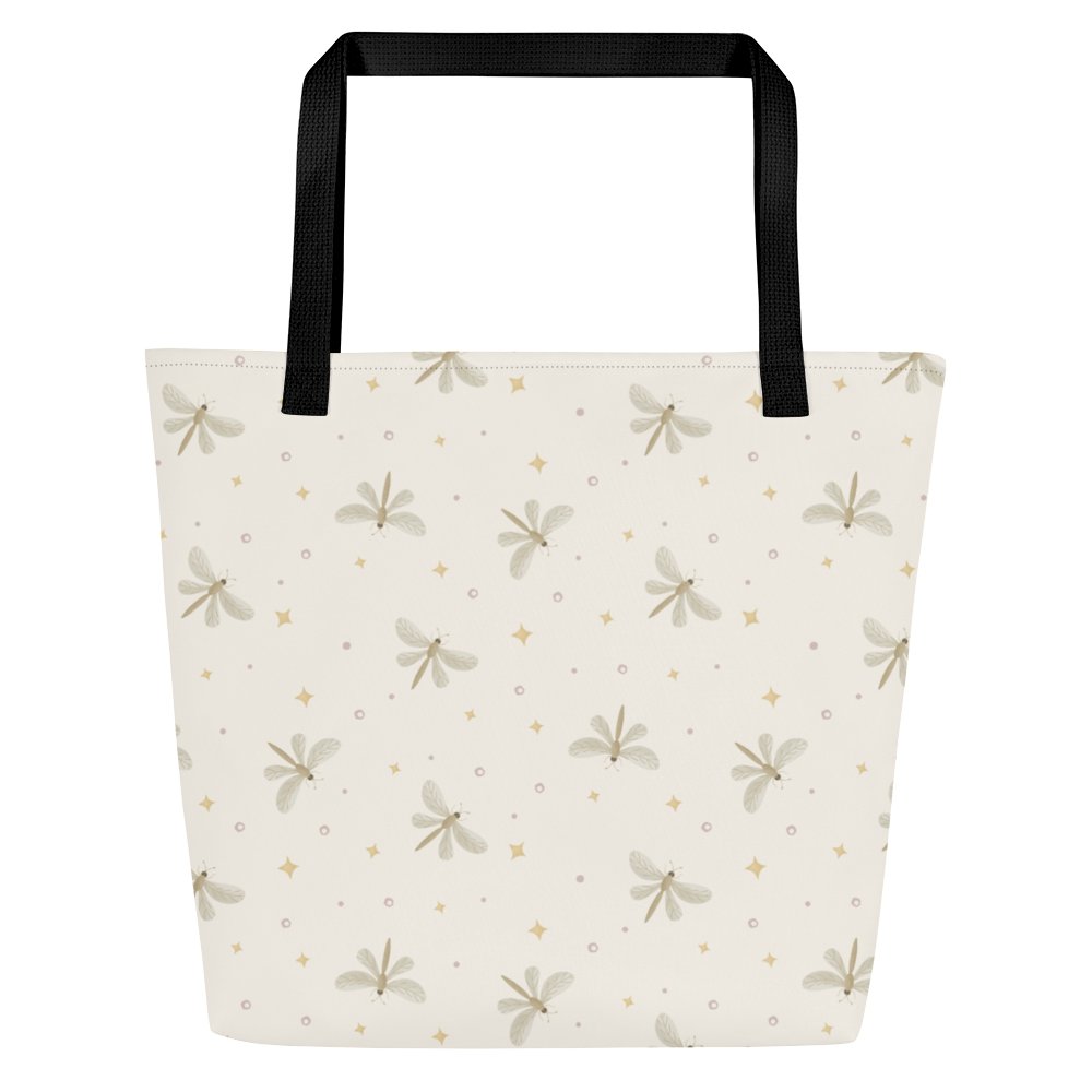 Serene Dragonflies Large Tote Bag product image (3)