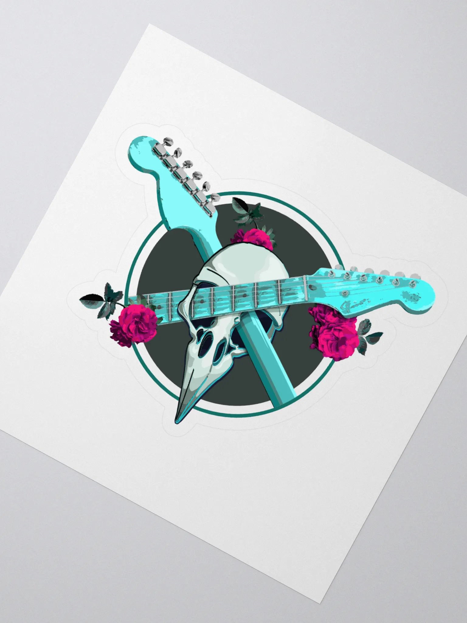 Guitars and raven skull product image (2)