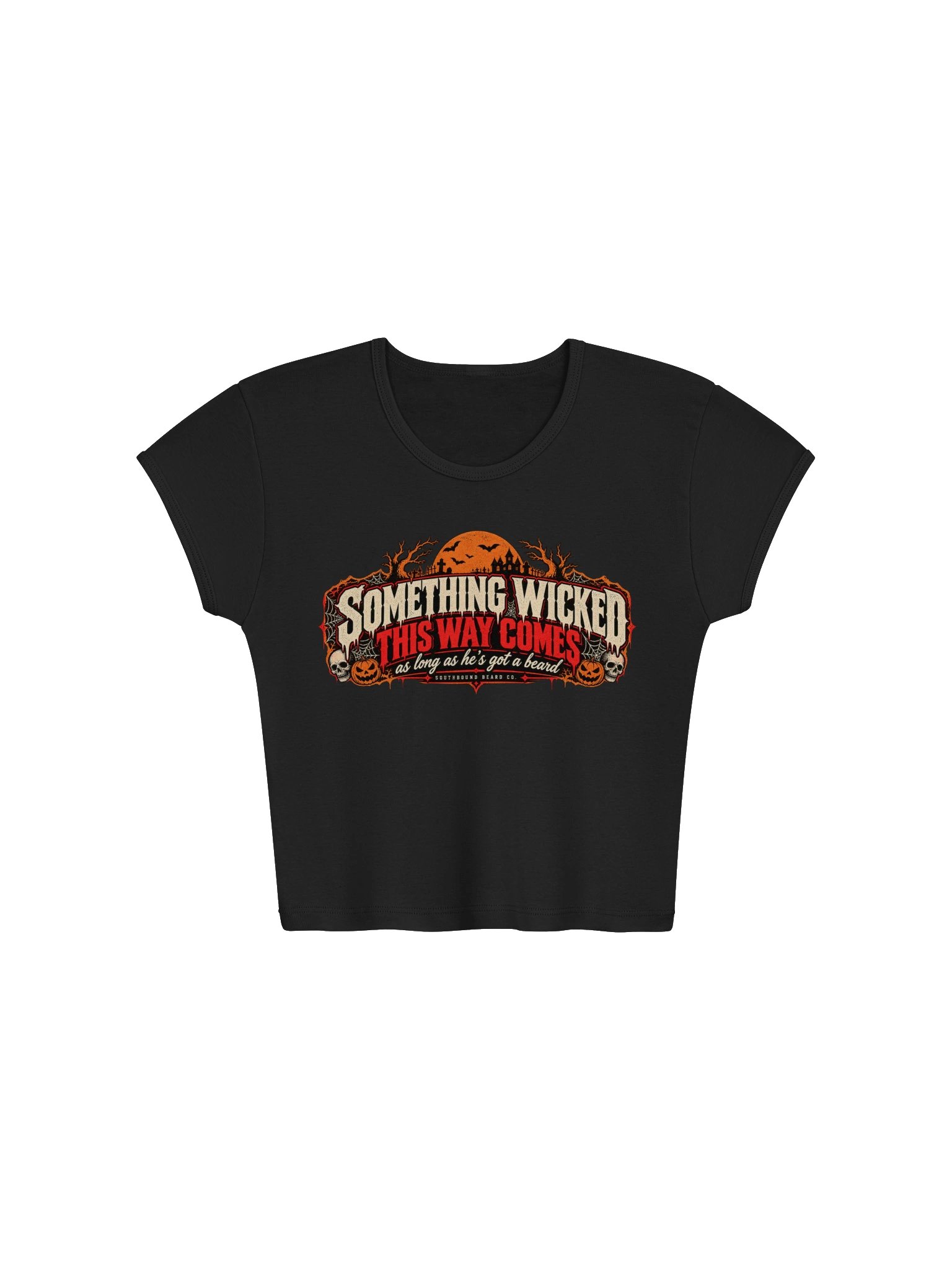 Something Wicked — Halloween Baby Tee product image (1)