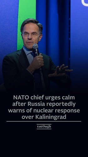 🌐NATO Secretary General Mark Rutte has urged calm after Russia reportedly sent a letter warning the alliance it could use its...