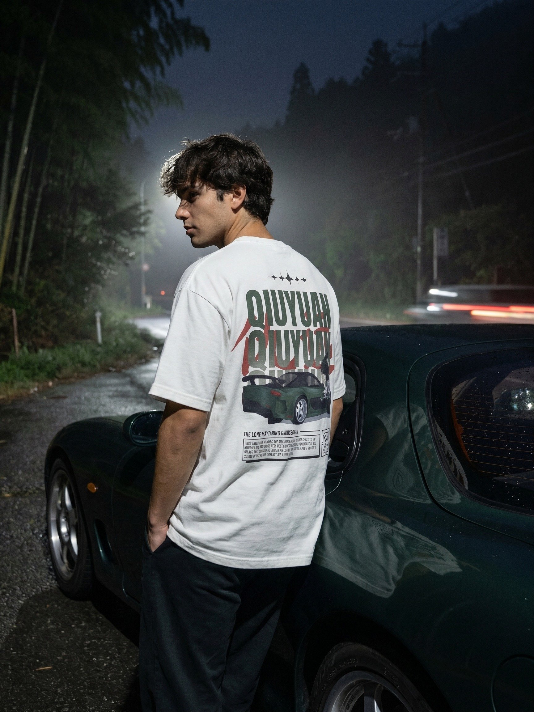 Qiu Yuan JDM T-Shirt (Light Colors) | Wuthering Waves Anime Streetwear product image (1)