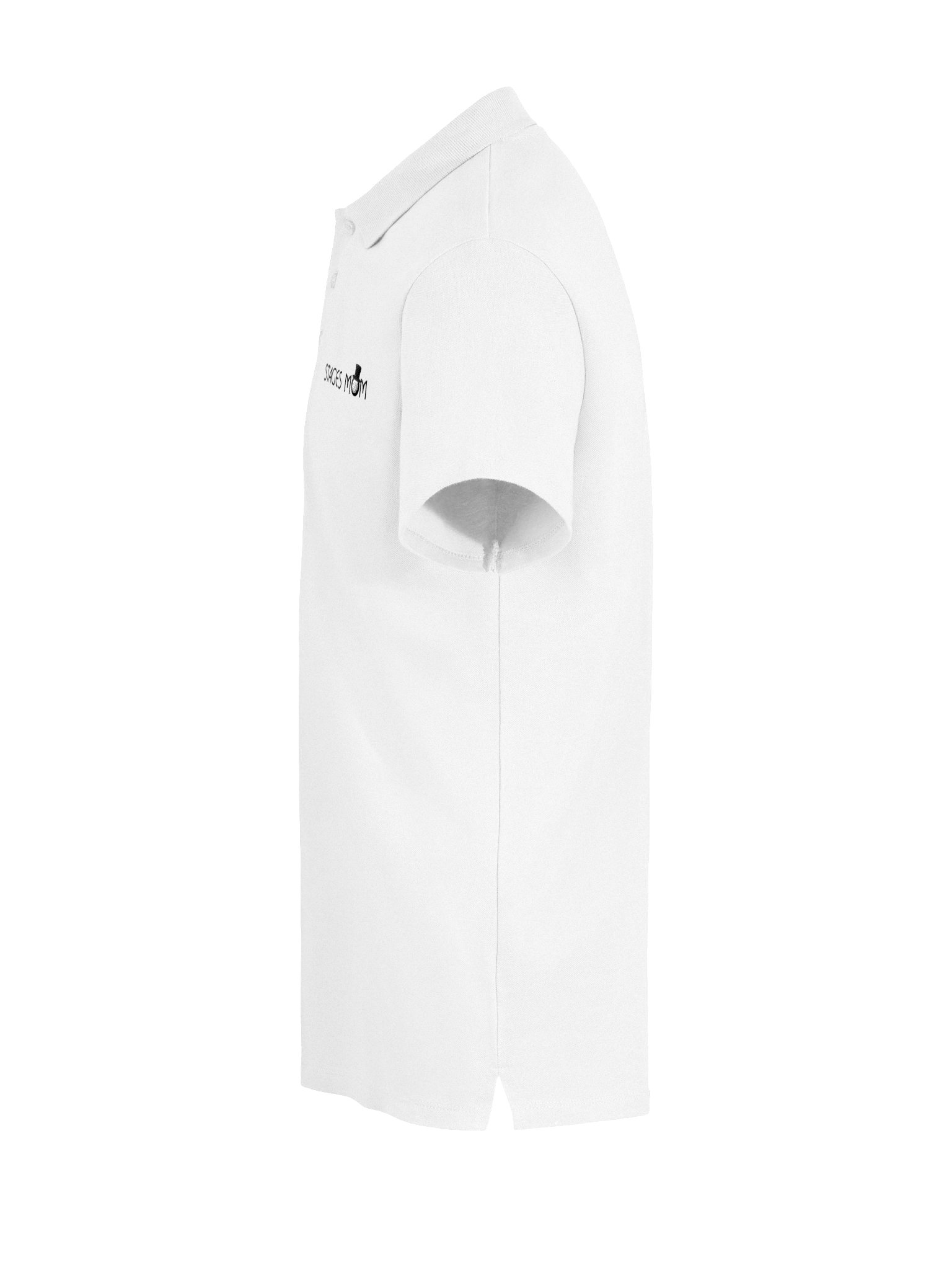 Unisex Light Polo Shirt - Black Embroidered "Stages Mom" product image (23)