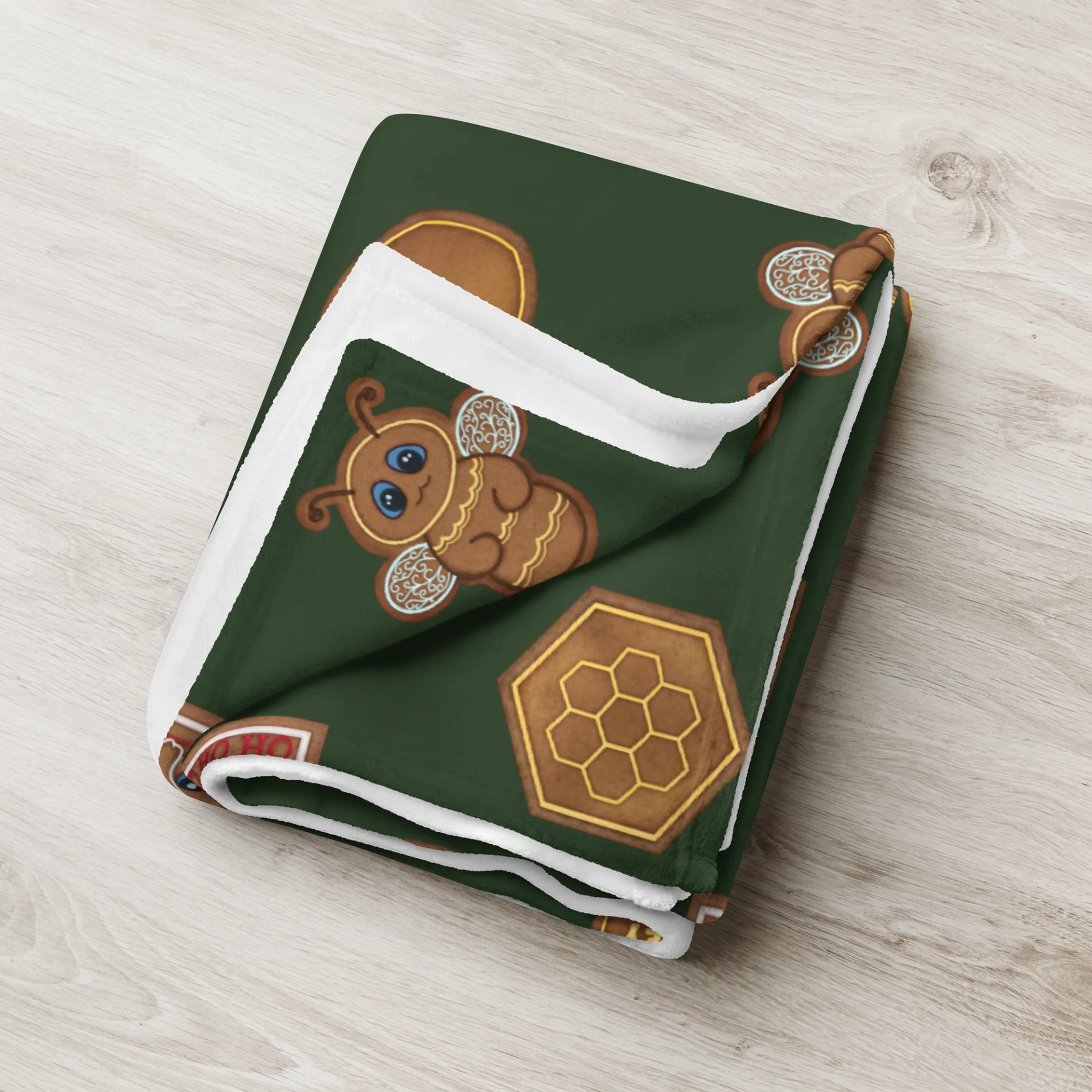 Gingerbee cookie throw product image (8)