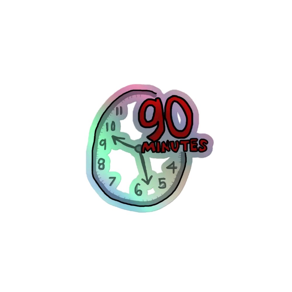 90 Minute Sticker product image (1)