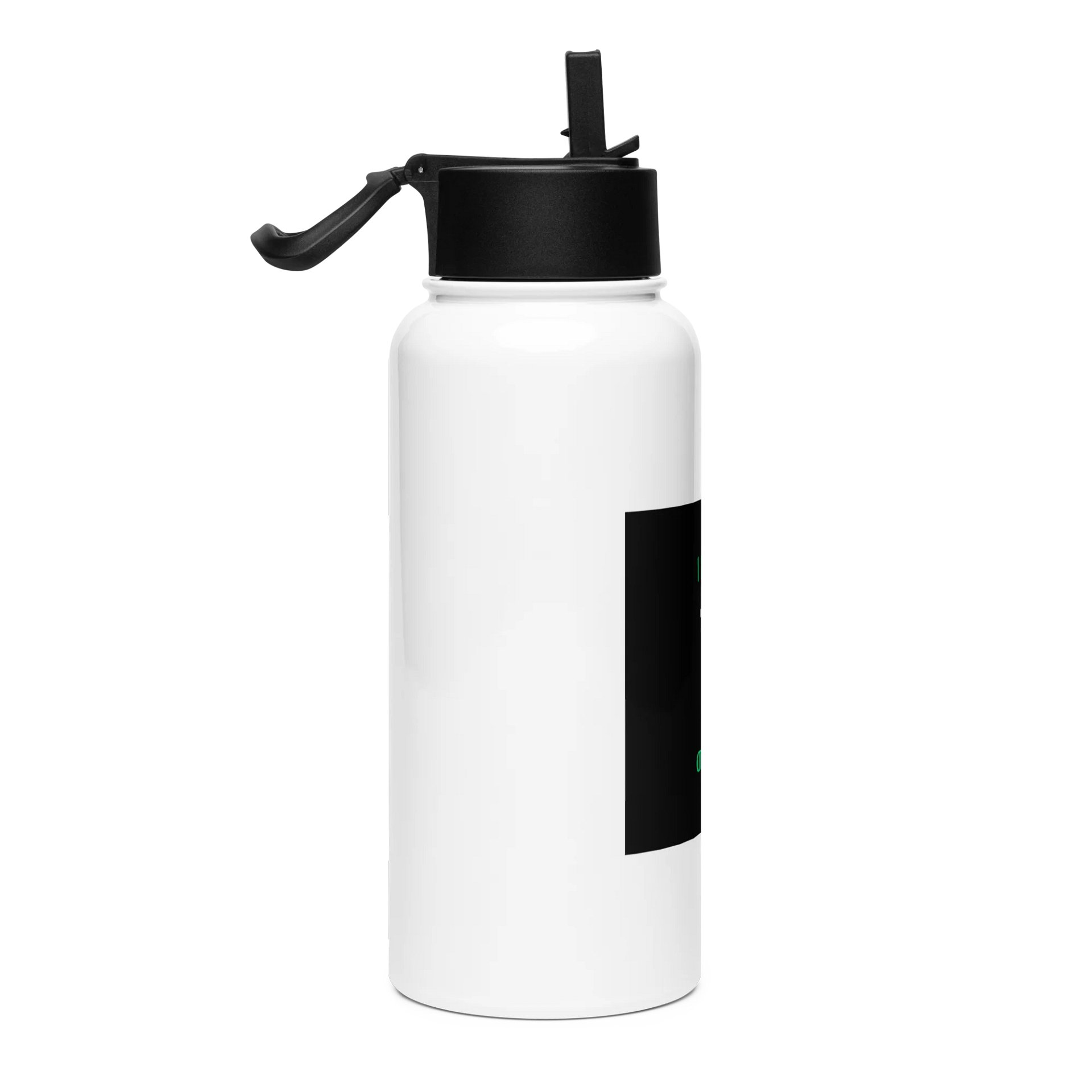 KRAR I LOVE MUSIC Stainless Steel Water Bottle with a Straw Lid product image (4)