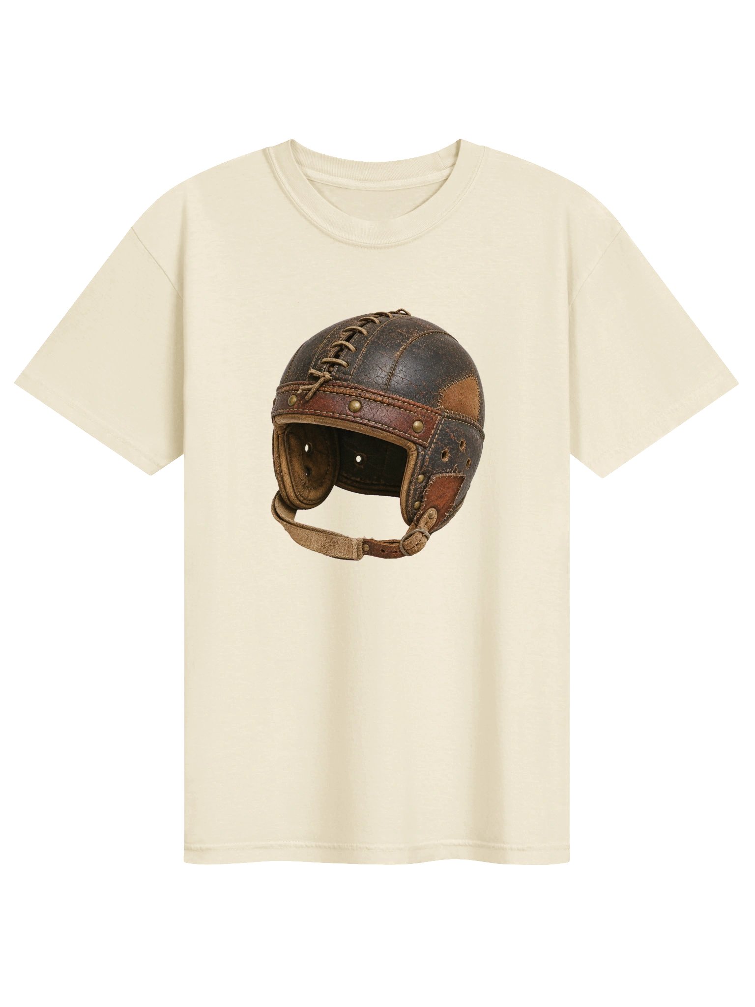 Cinder Gridiron 013 Vintage Football Helmet Art Tee product image (1)