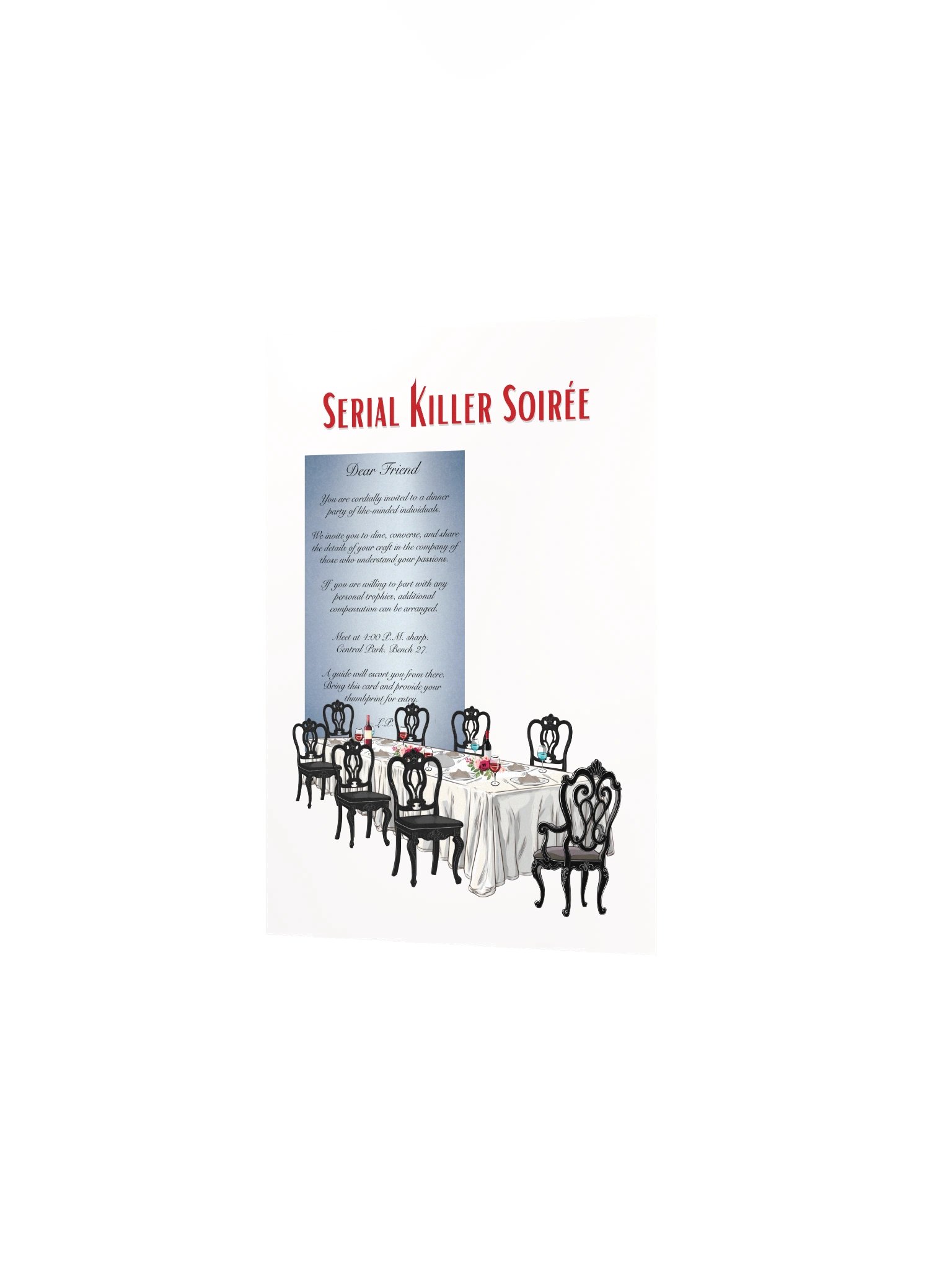 SERIAL KILLER SOIRÉE - POSTER product image (3)