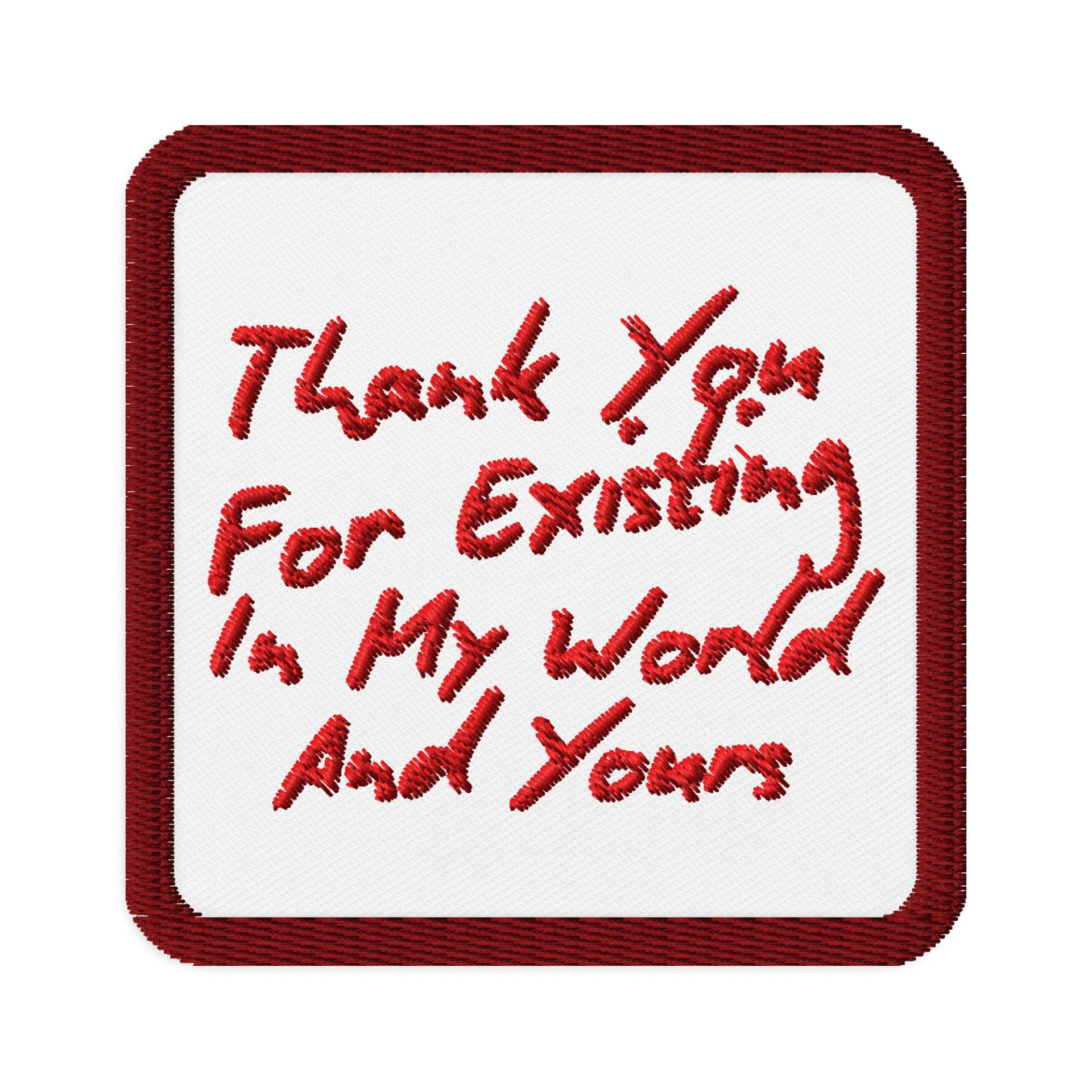 Thanks for Existing - Patch product image (1)