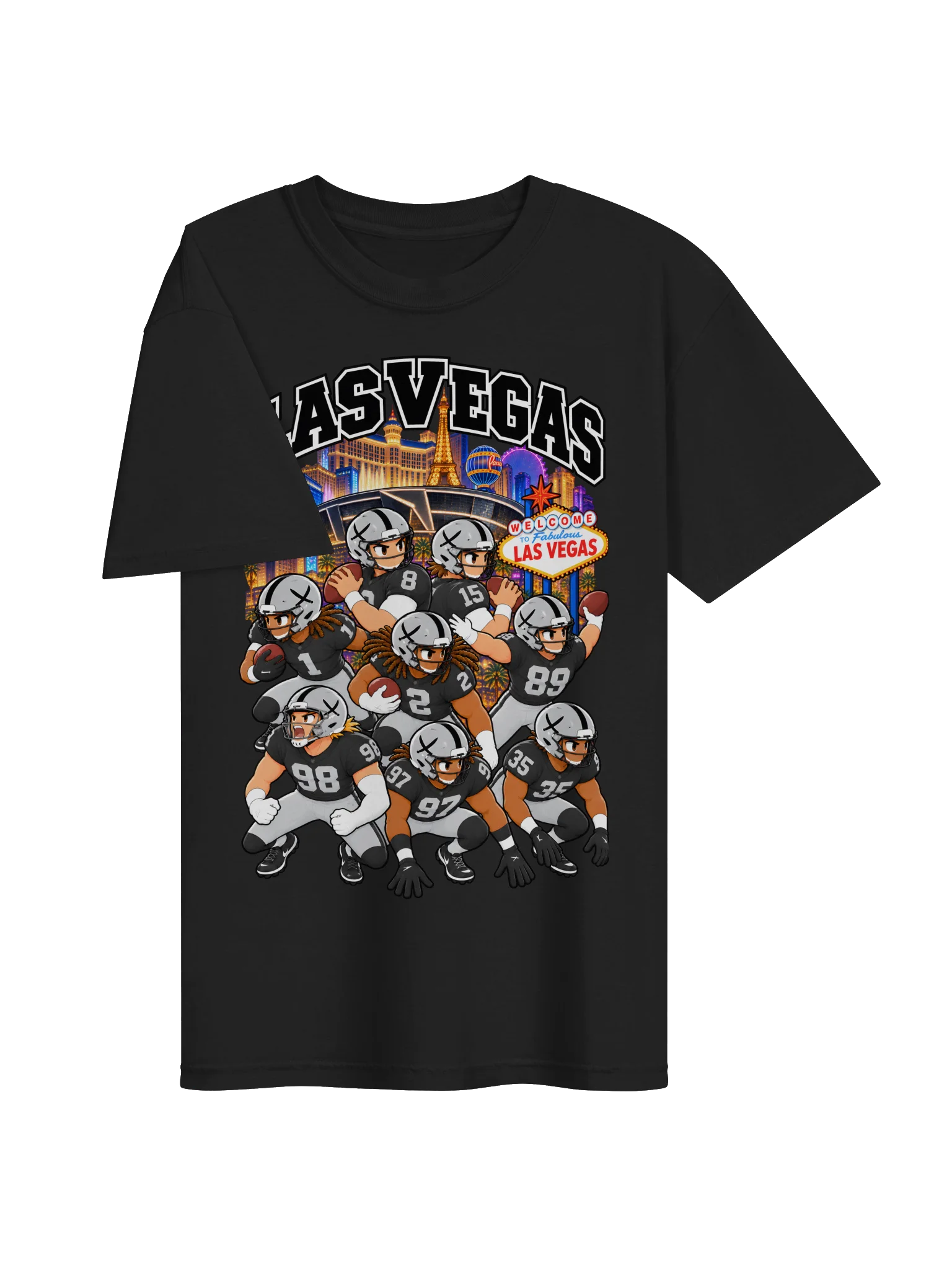 Las Vegas Football 2026 Animated Player T-Shirt product image (9)