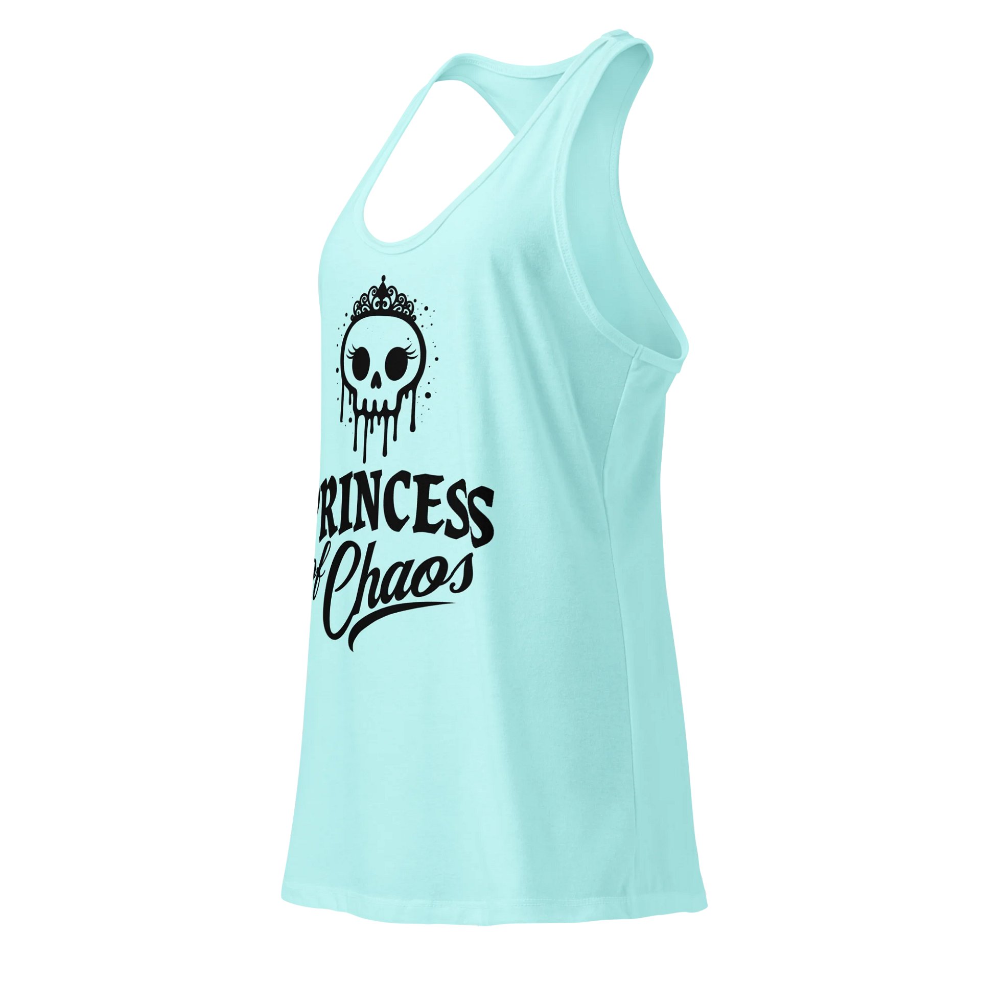 Princess of Chaos Skull Tank - Black Text product image (13)