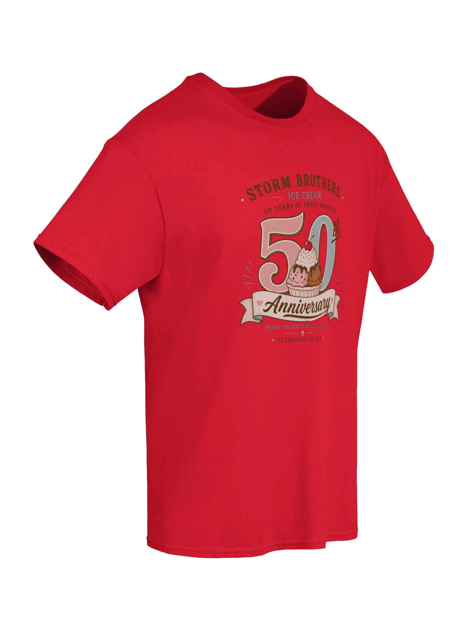 Storm Brothers Ice Cream 50th Anniversary Tee product image (34)