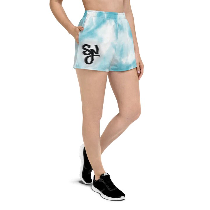 Syn Blue Tie Dye Shorts product image (1)