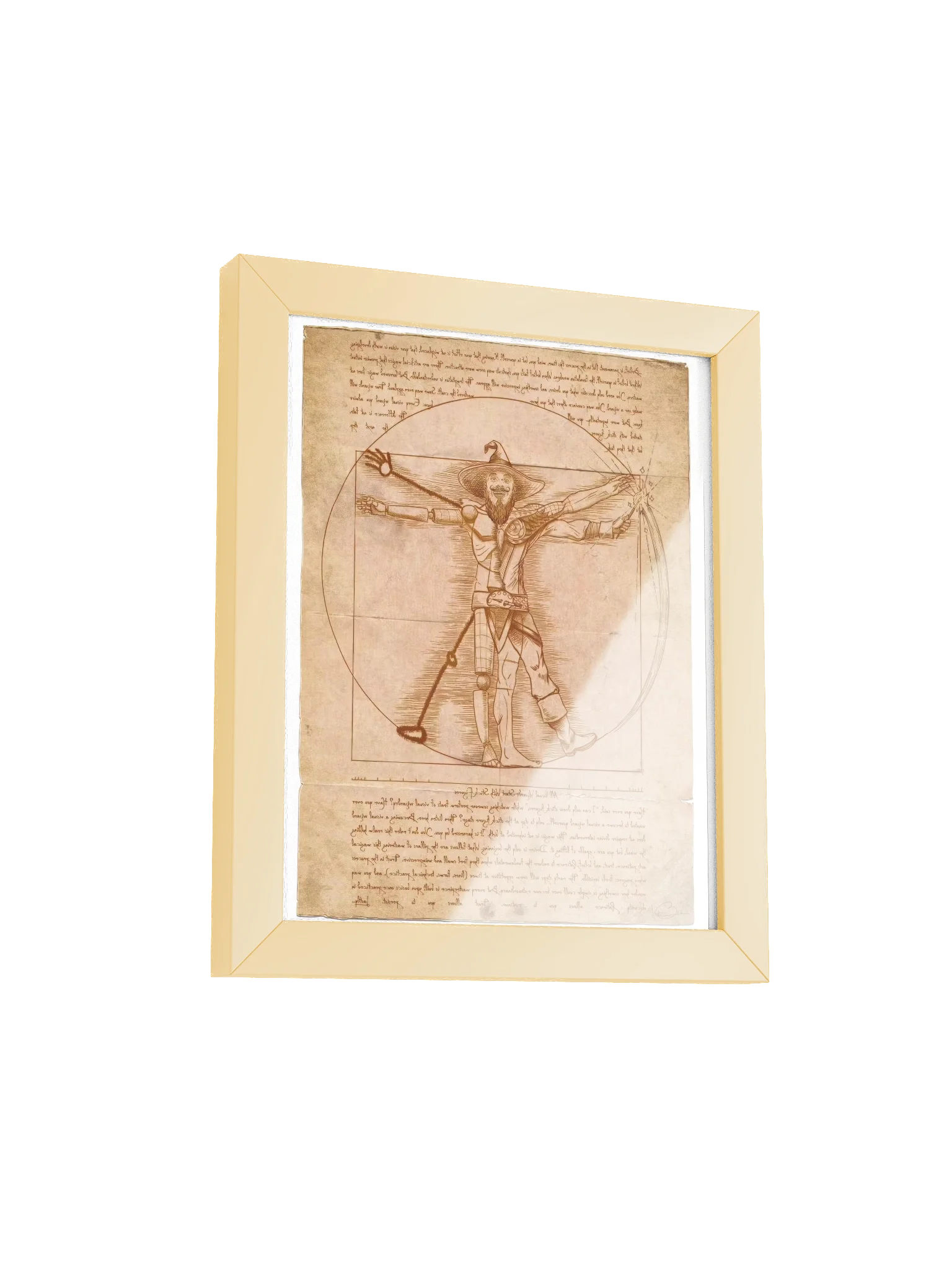 All Visual Wizards Start with Stick Figures | Framed Print product image (2)
