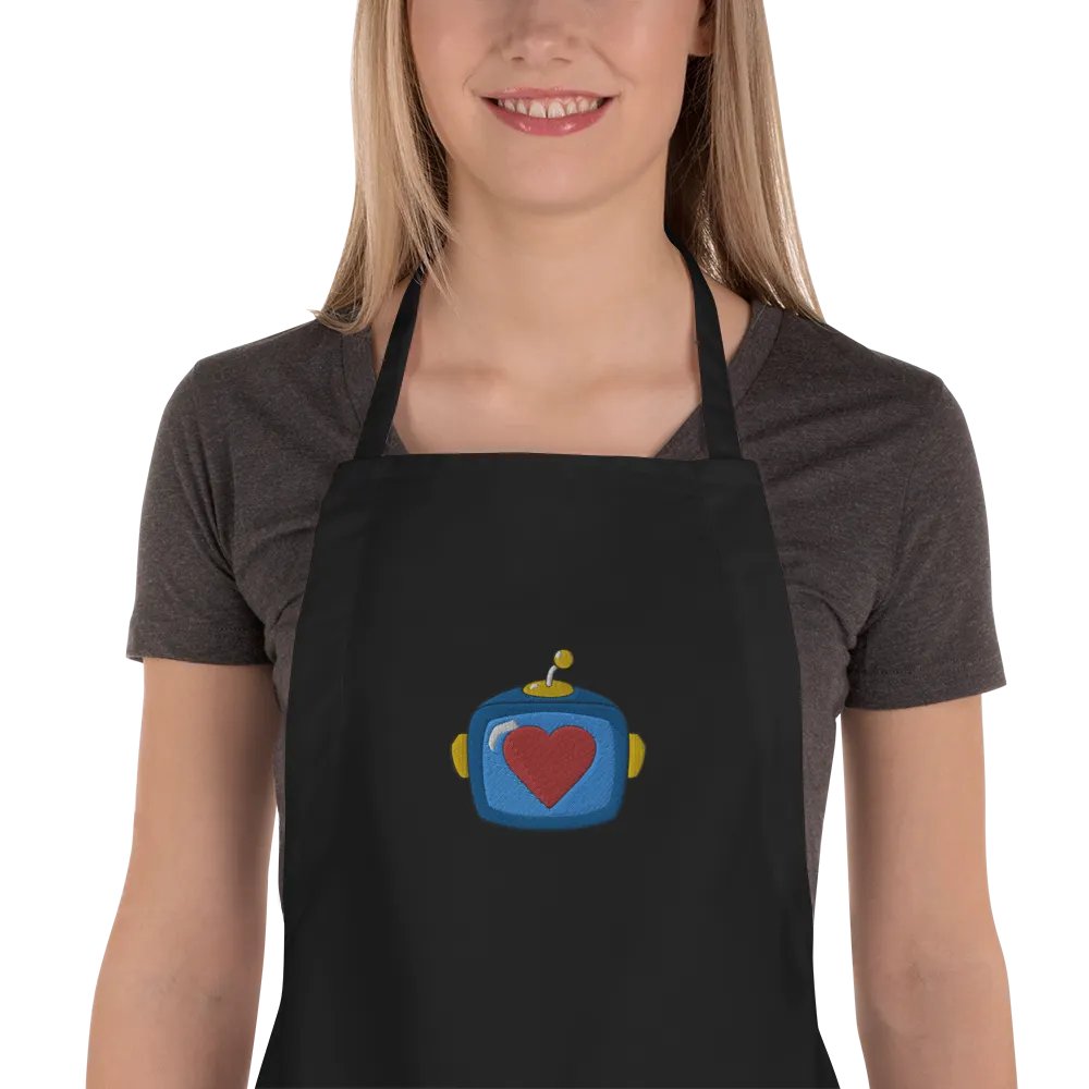 Robo Heart Apron product image (1)