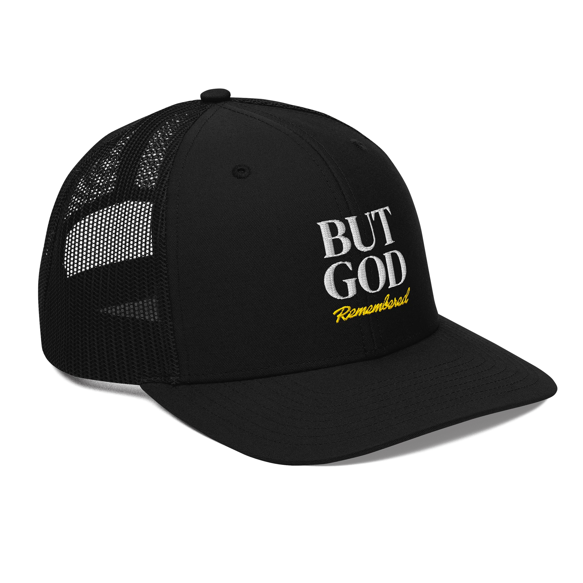 But God Remembered Embroidered Trucker Hat product image (4)