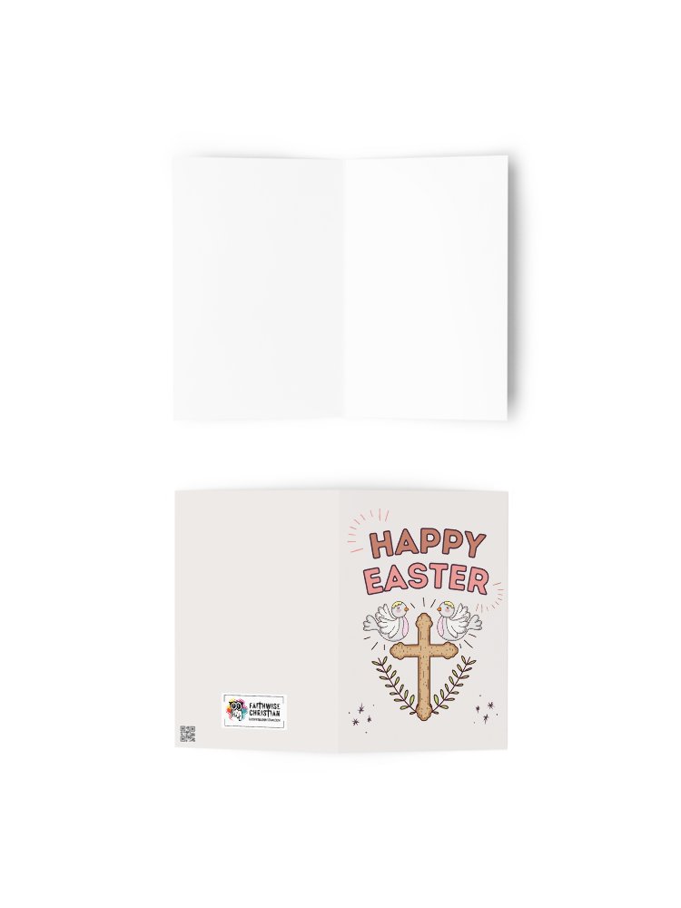 Happy Easter Doves & Cross Greetings Card product image (12)